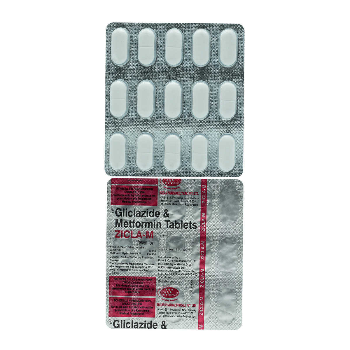 Zicla-M Tablet 15's, Pack of 15 TabletS Zicla-M Tablet 15's, Pack of 15 TabletS