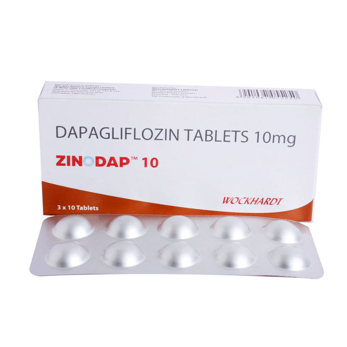 Zinodap 10 Tablet 10's, Pack of 10 TabletS Zinodap 10 Tablet 10's, Pack of 10 TabletS