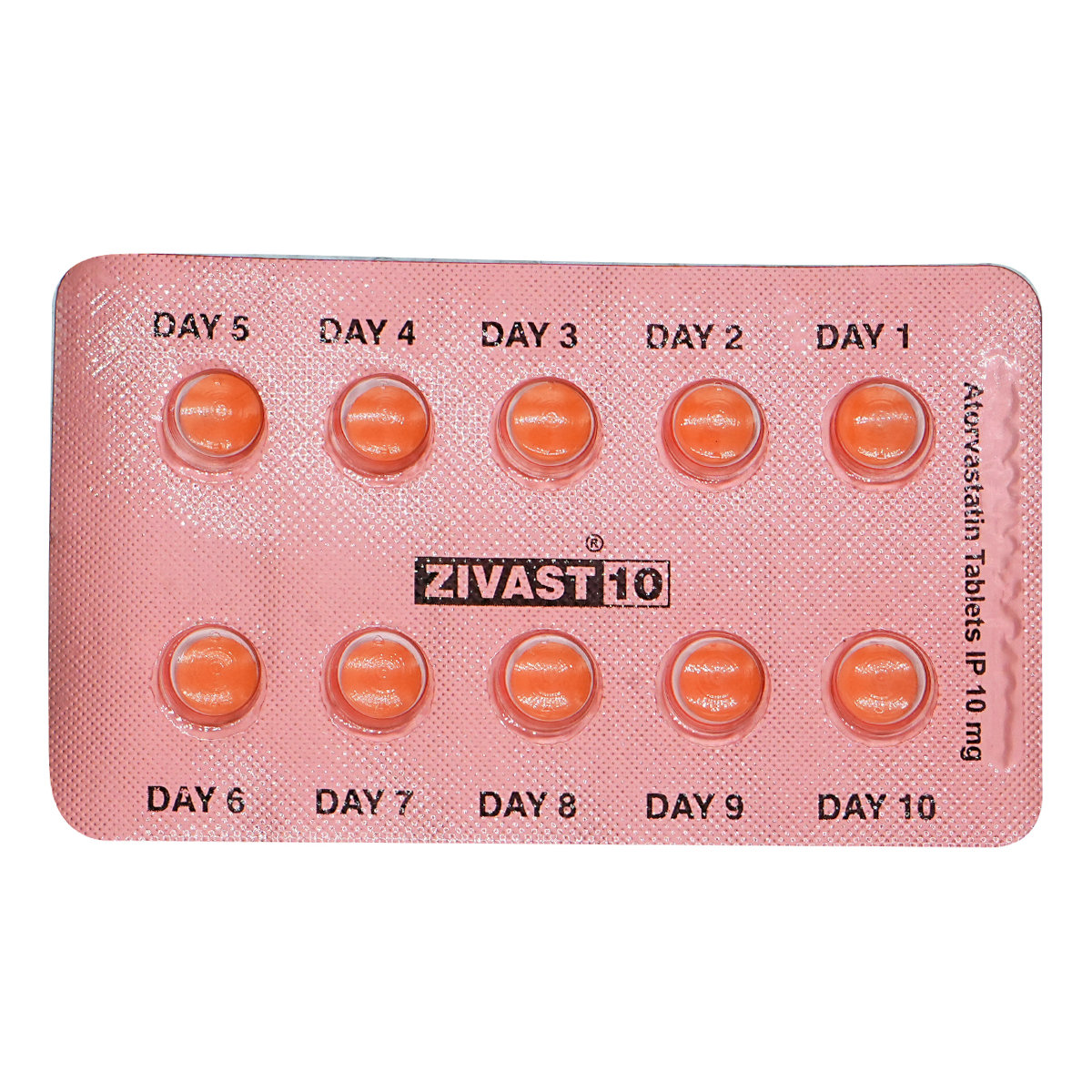 Zivast 10 Tablet 10's, Pack of 10 TABLETS Zivast 10 Tablet 10's, Pack of 10 TABLETS