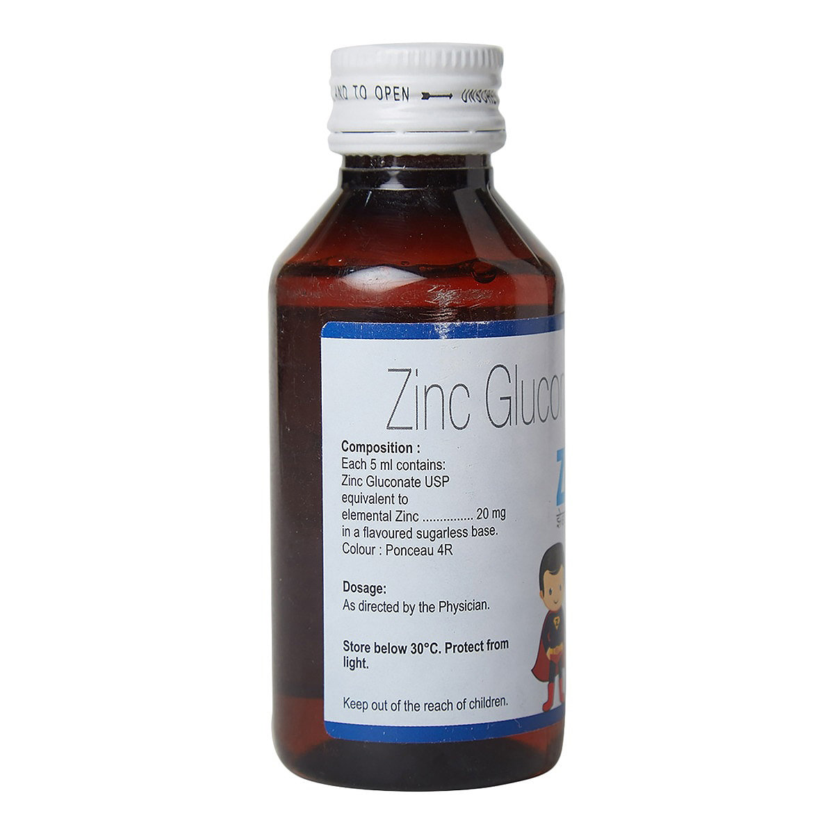 ZN 20 Oral Solution 100 ml, Pack of 1 SOLUTION ZN 20 Oral Solution 100 ml, Pack of 1 SOLUTION