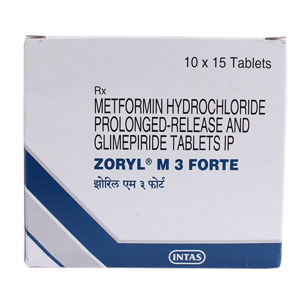 Zoryl M 3 Forte Tablet 15's, Pack of 15 TABLETS Zoryl M 3 Forte Tablet 15's, Pack of 15 TABLETS