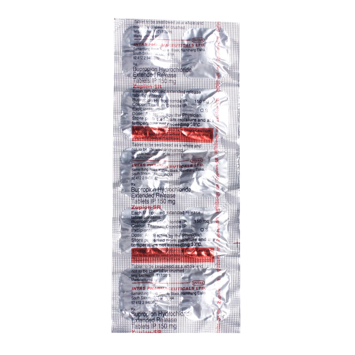 Zupion-SR Tablet 10's, Pack of 10 TABLETS Zupion-SR Tablet 10's, Pack of 10 TABLETS