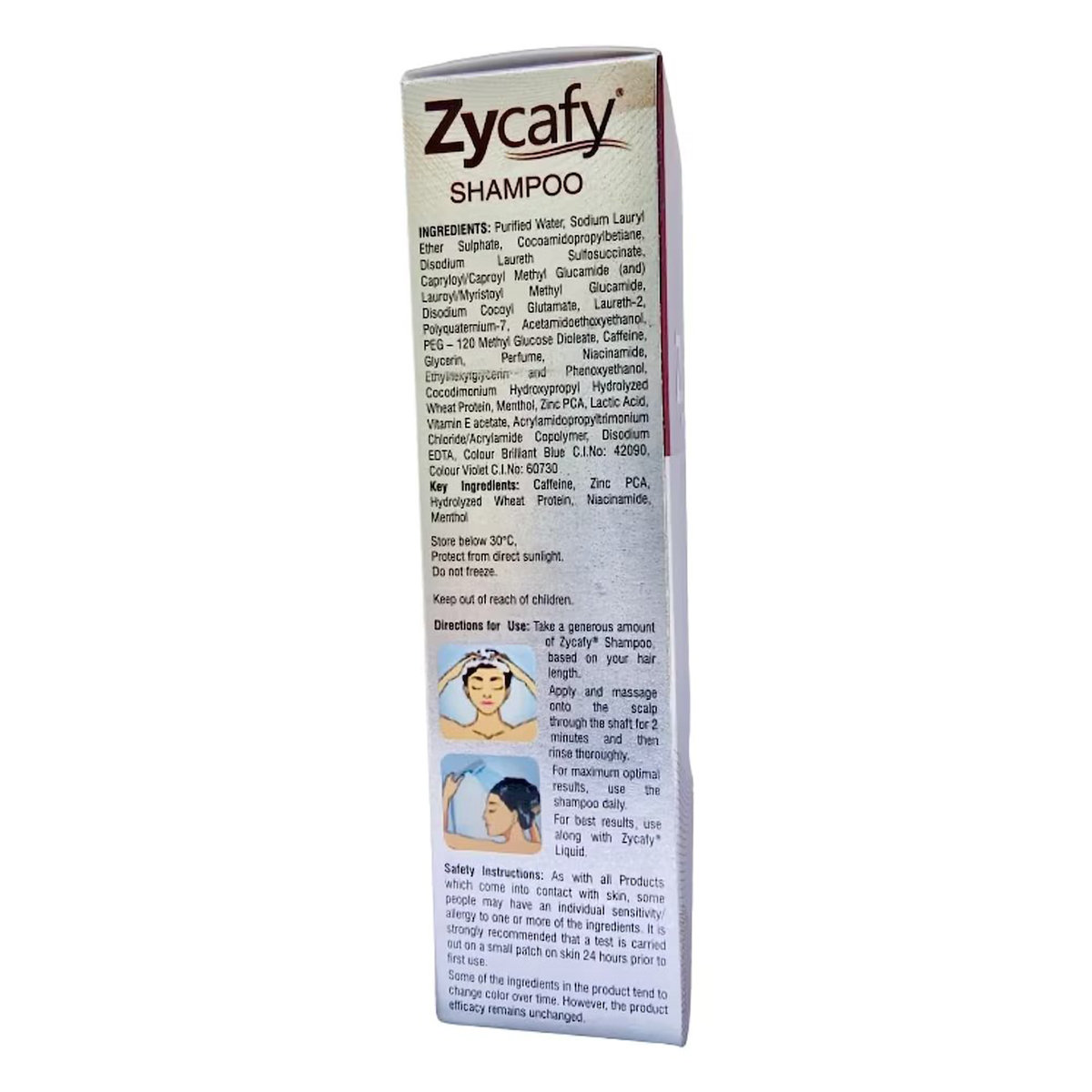 Zycafy Shampoo 150 ml, Pack of 1 Zycafy Shampoo 150 ml, Pack of 1