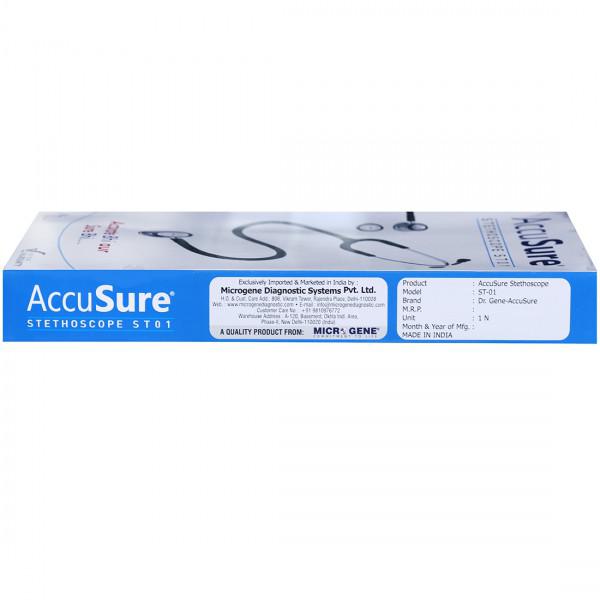 Accusure Stethoscope ST-01, 1 Count, Pack of 1 Accusure Stethoscope ST-01, 1 Count, Pack of 1