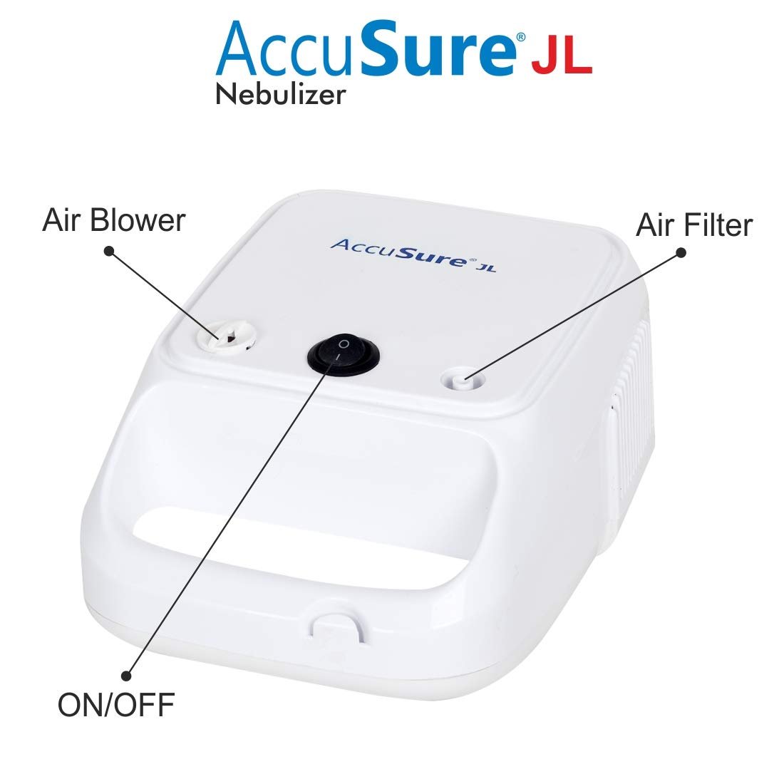 Accusure JL Nebulizer Device, 1 Count, Pack of 1 Accusure JL Nebulizer Device, 1 Count, Pack of 1