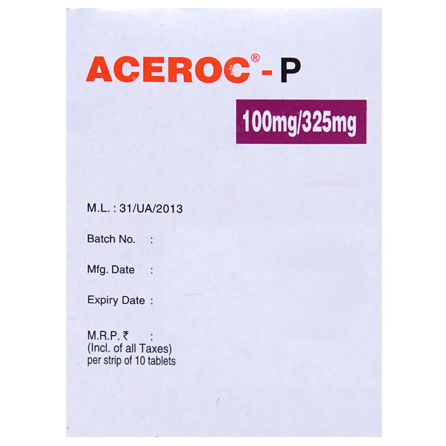 Aceroc-P Tablet 10's, Pack of 10 TabletS Aceroc-P Tablet 10's, Pack of 10 TabletS