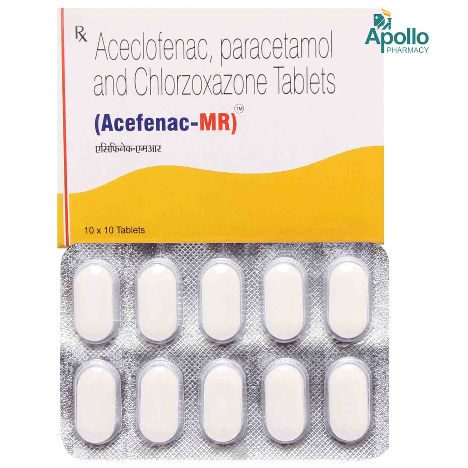 Acefenac MR Tablet 10's, Pack of 10 TabletS Acefenac MR Tablet 10's, Pack of 10 TabletS
