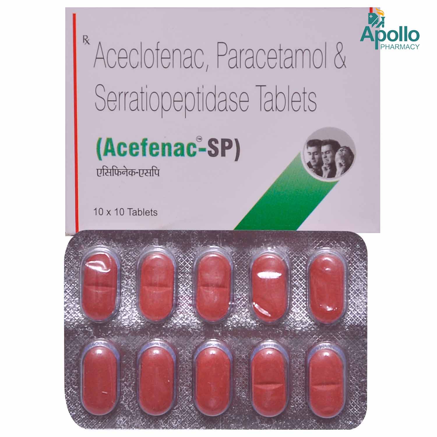 Acefenac SP Tablet 10's, Pack of 10 TabletS Acefenac SP Tablet 10's, Pack of 10 TabletS