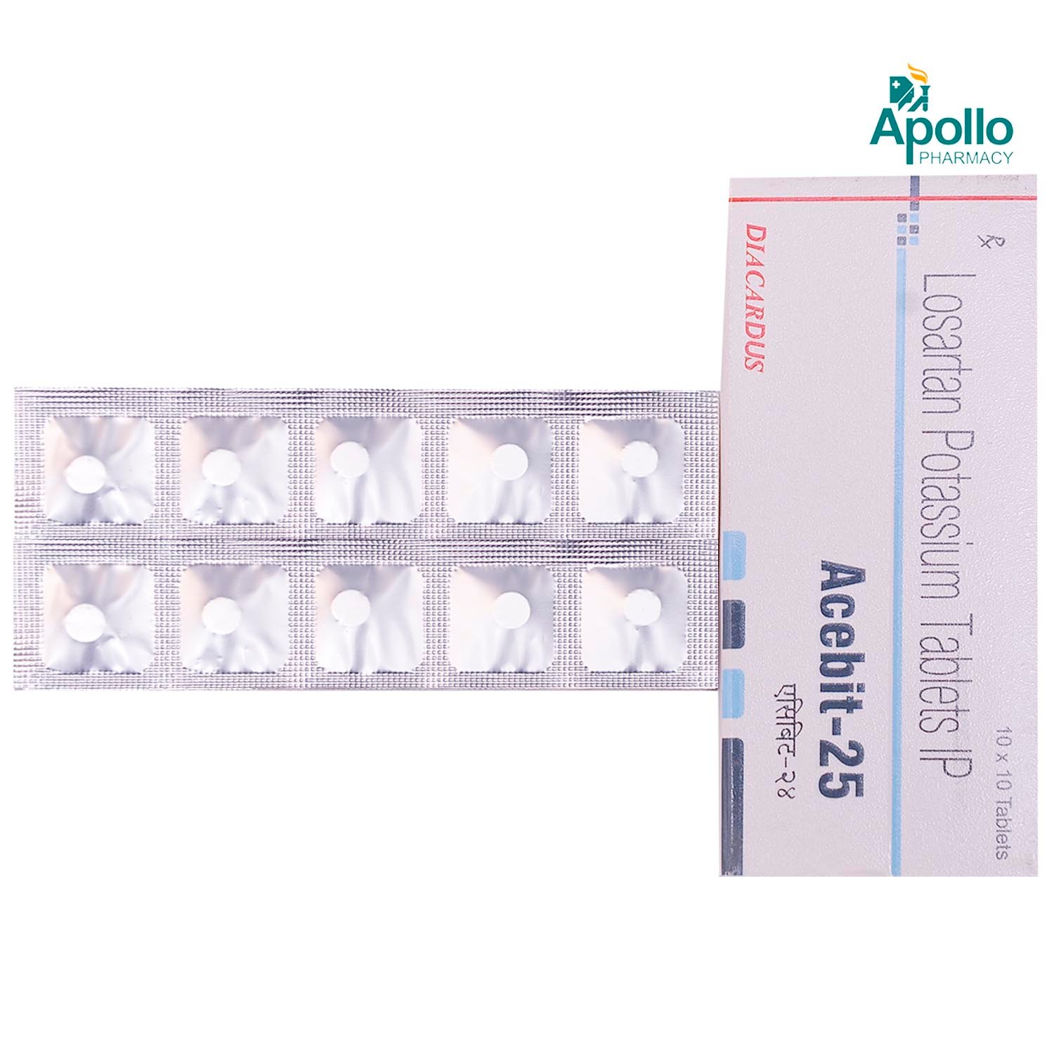 Acebit 25 Tablet 10's, Pack of 10 TABLETS Acebit 25 Tablet 10's, Pack of 10 TABLETS