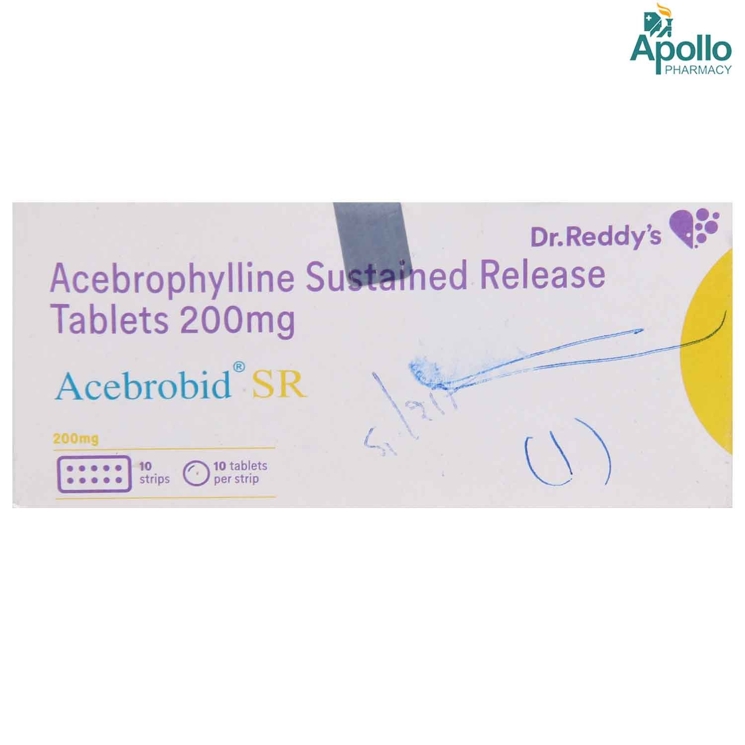 Acebrobid SR 200 Capsule 10's, Pack of 10 CAPSULES Acebrobid SR 200 Capsule 10's, Pack of 10 CAPSULES