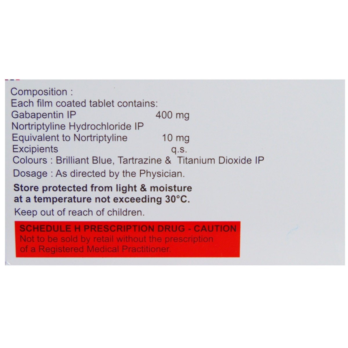 Acegaba-NT 400 Tablet 15's, Pack of 15 TABLETS Acegaba-NT 400 Tablet 15's, Pack of 15 TABLETS