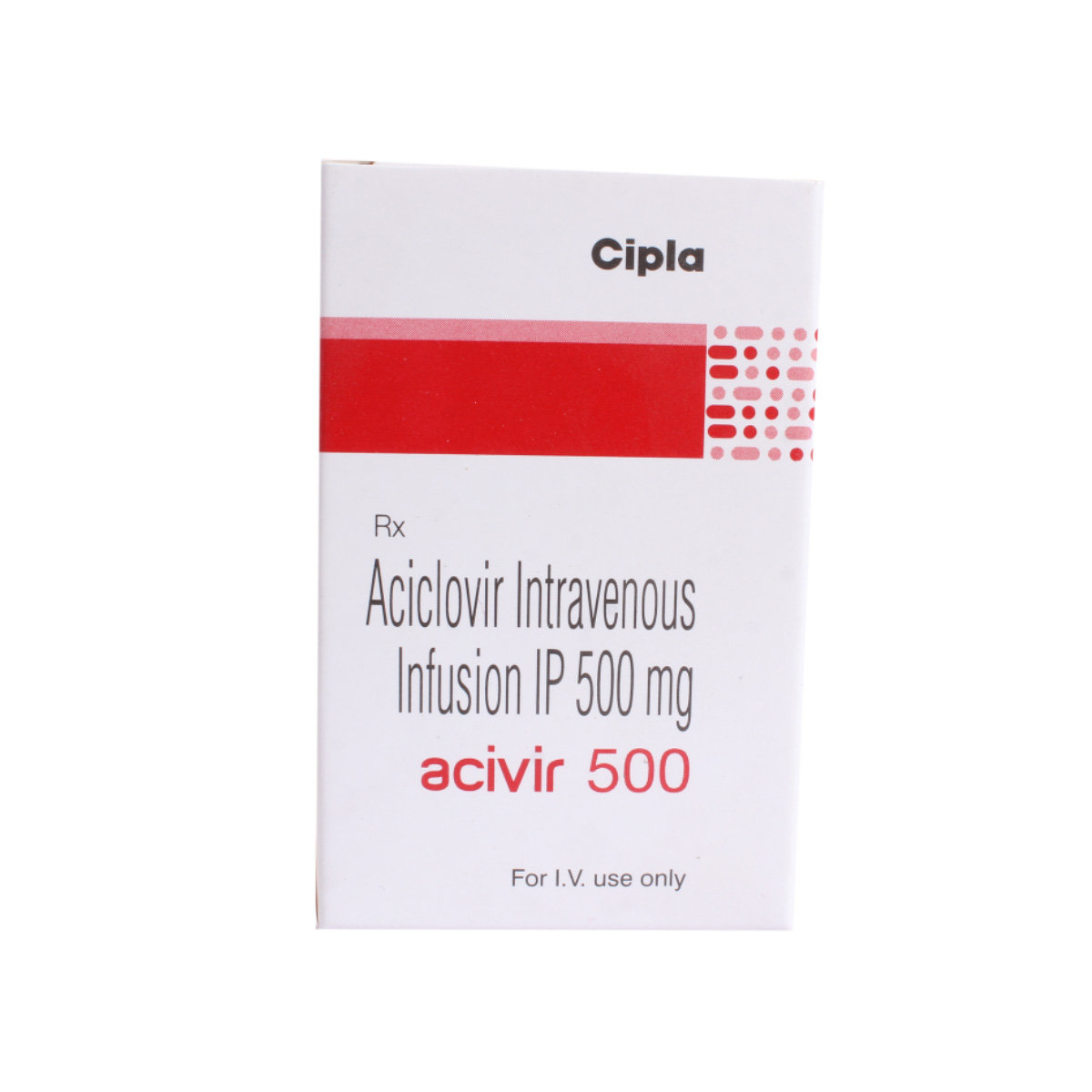 Acivir 500 mg Infusion 1's, Pack of 1 Infusion Acivir 500 mg Infusion 1's, Pack of 1 Infusion