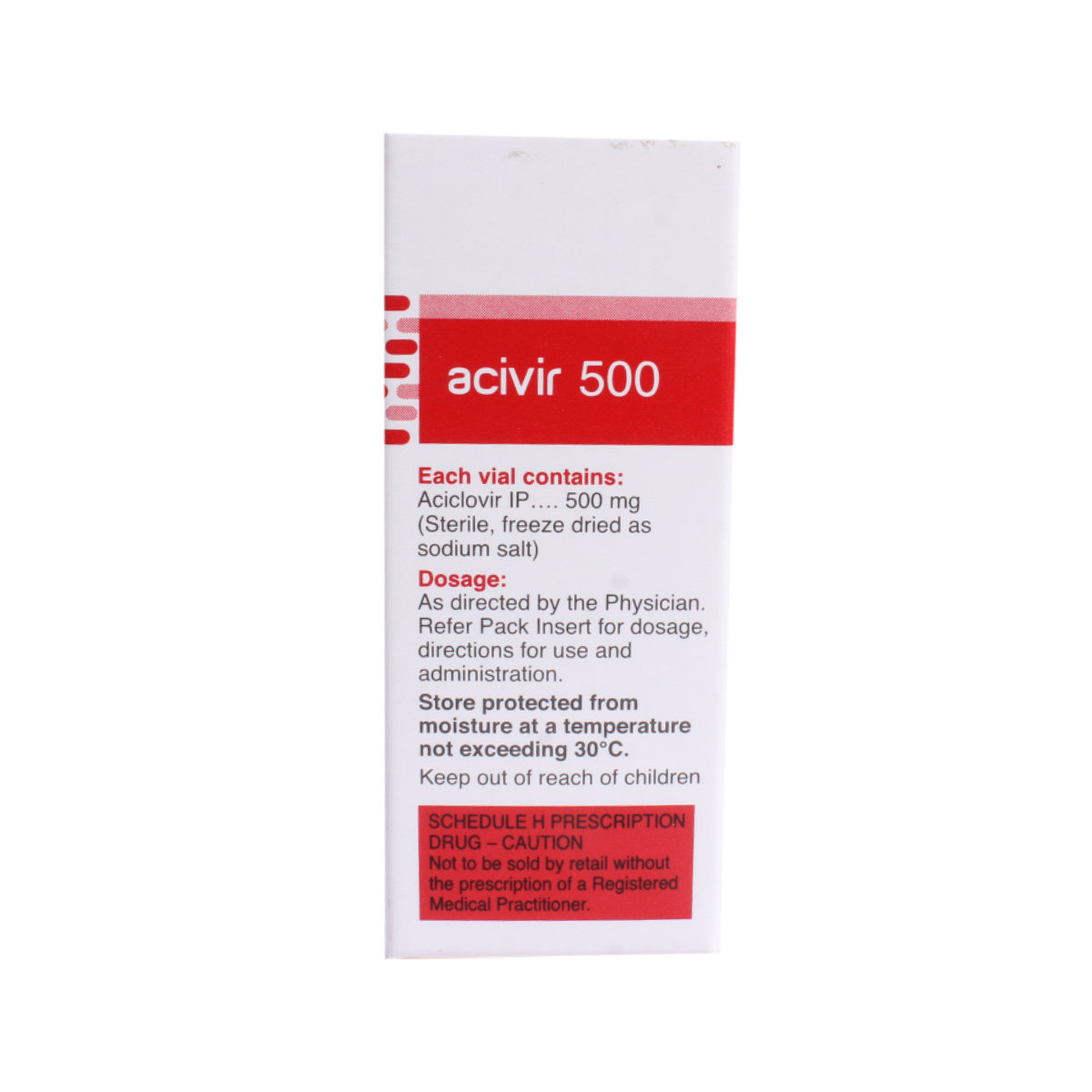 Acivir 500 mg Infusion 1's, Pack of 1 Infusion Acivir 500 mg Infusion 1's, Pack of 1 Infusion