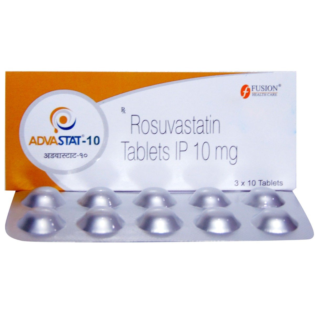 Advastat-10 Tablet 10's, Pack of 10 TABLETS Advastat-10 Tablet 10's, Pack of 10 TABLETS