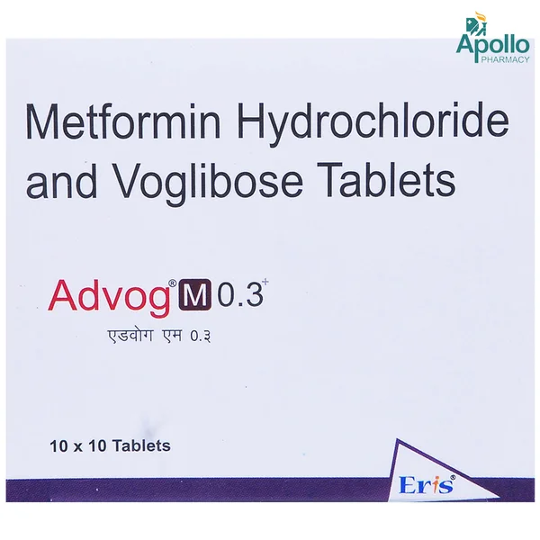Advog M 0.3+ Tablet 10's, Pack of 10 TABLETS