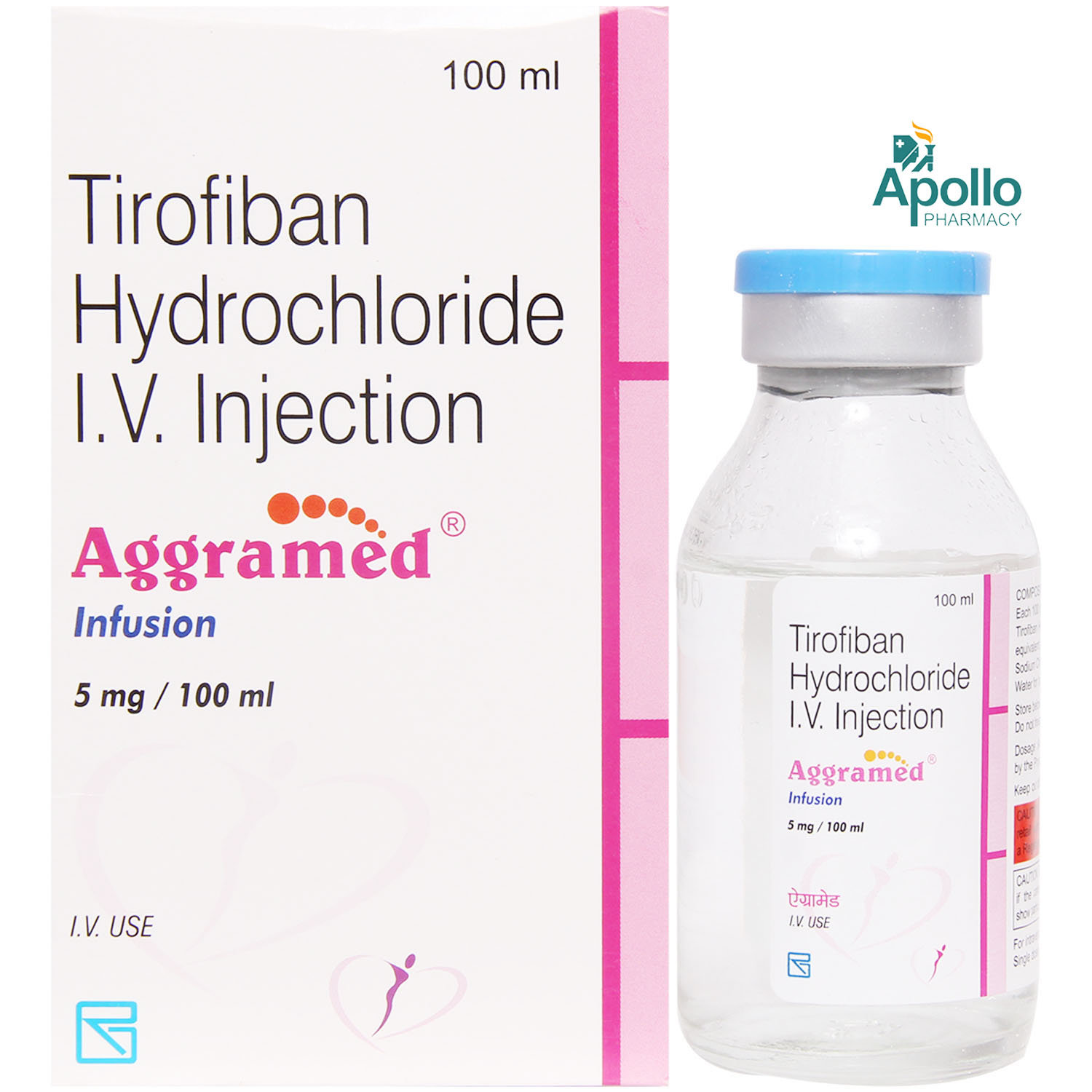Aggramed 5mg Infusion 100 ml, Pack of 1 Injection Aggramed 5mg Infusion 100 ml, Pack of 1 Injection