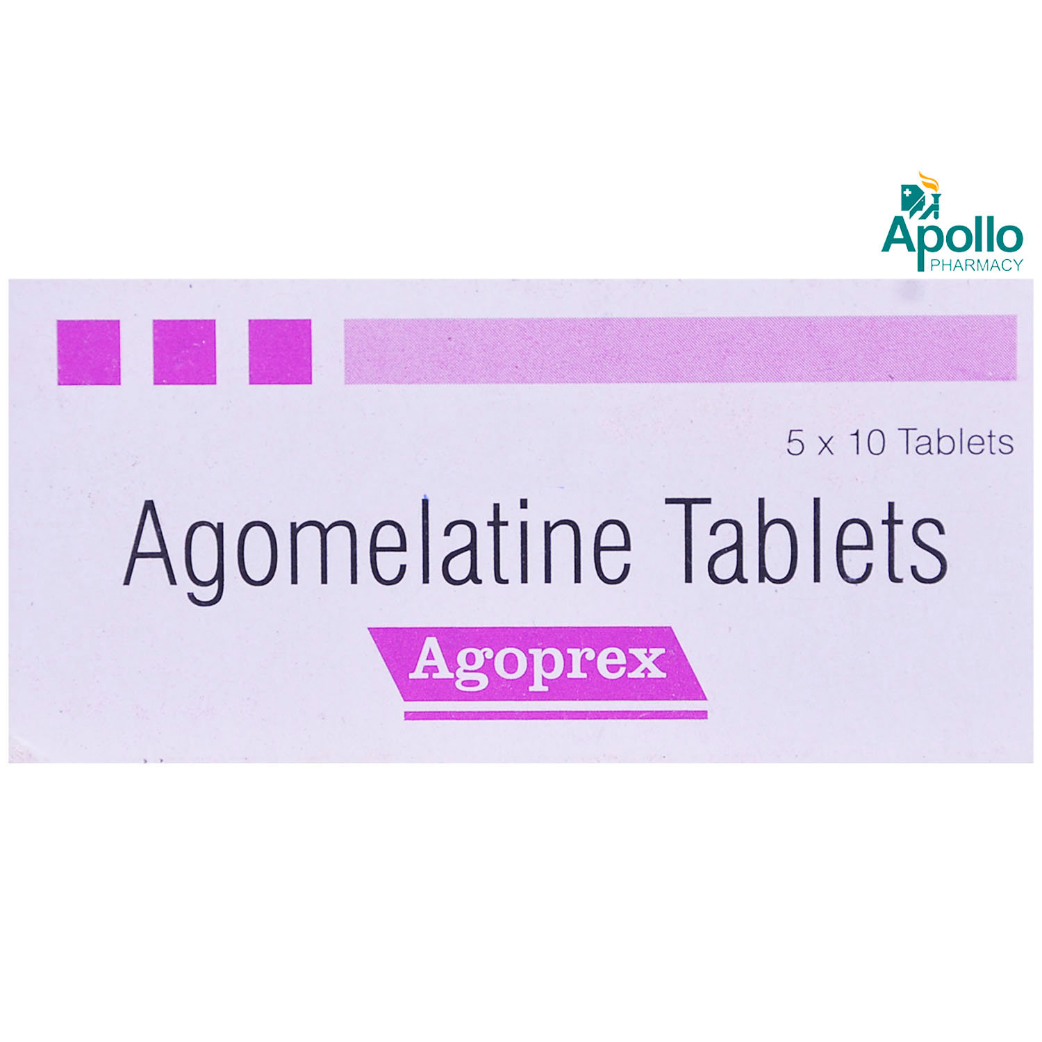 Agoprex Tablet 10's, Pack of 10 TABLETS Agoprex Tablet 10's, Pack of 10 TABLETS