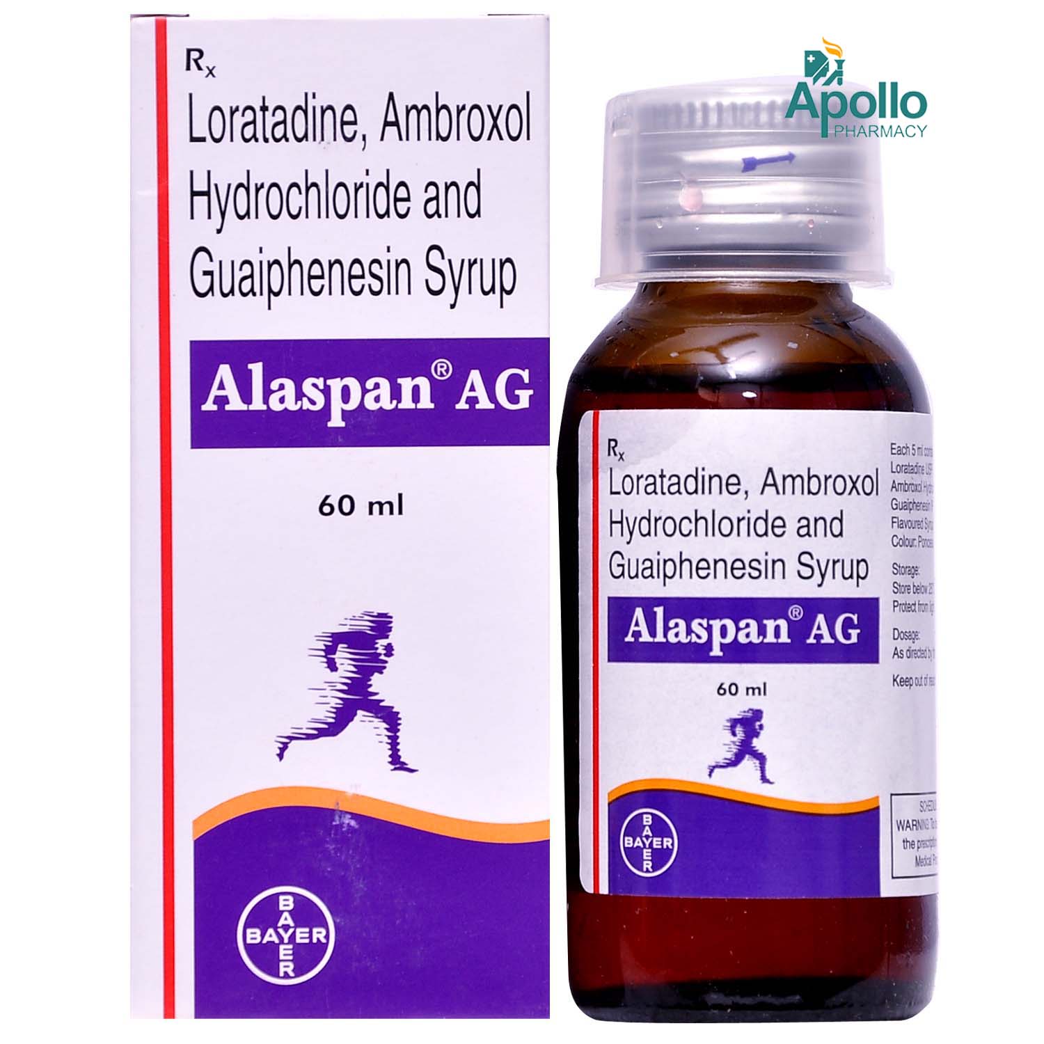 Alaspan AG Syrup 60 ml, Pack of 1 SYRUP Alaspan AG Syrup 60 ml, Pack of 1 SYRUP