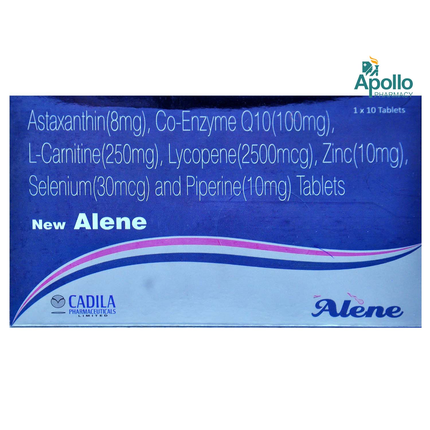 Alene 16mg+200mg Tablet 10's, Pack of 10 Alene 16mg+200mg Tablet 10's, Pack of 10