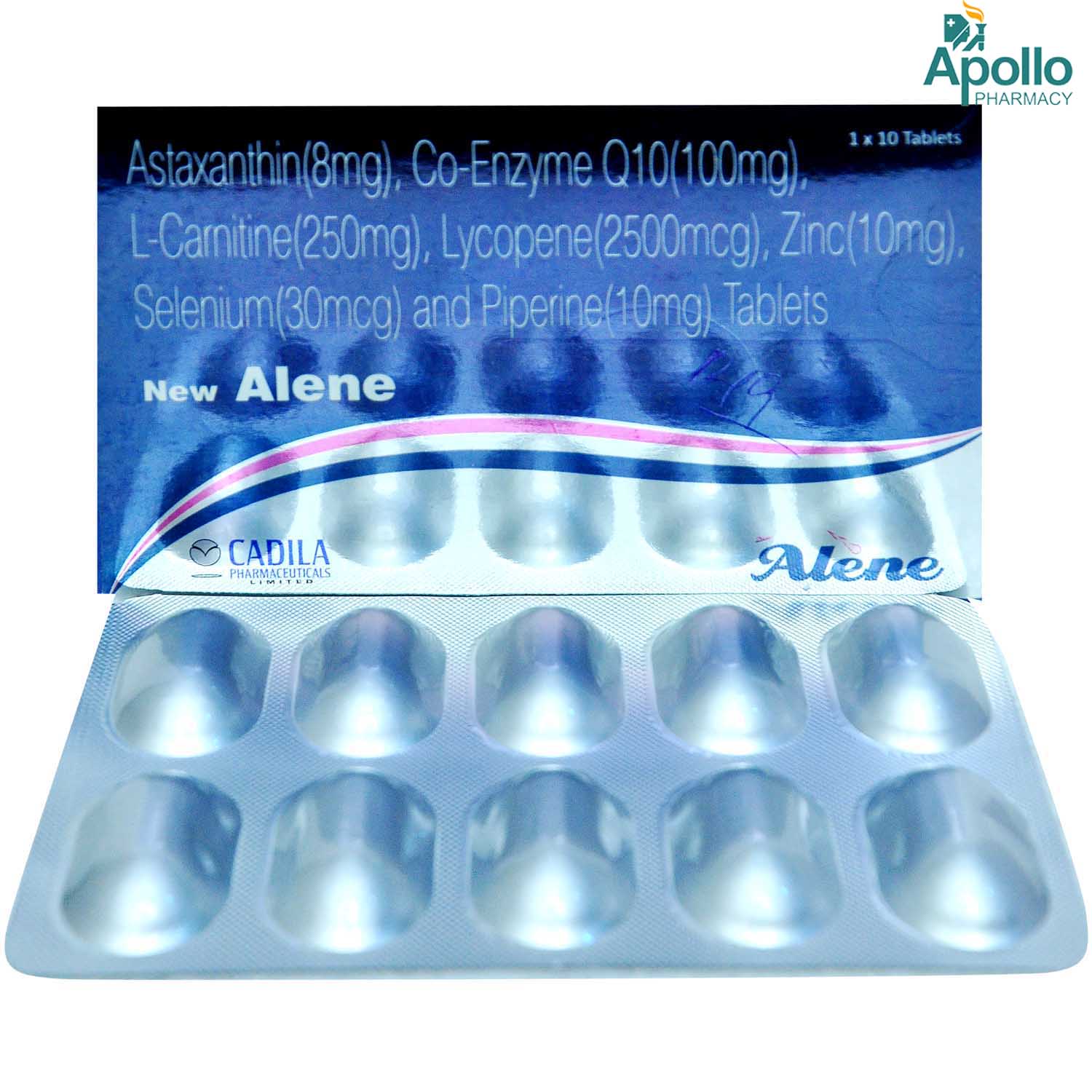 Alene 16mg+200mg Tablet 10's, Pack of 10 Alene 16mg+200mg Tablet 10's, Pack of 10