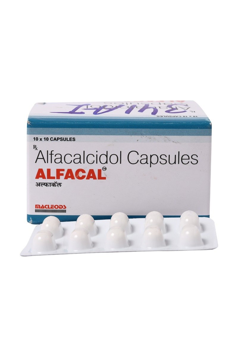Alfacal 0.25 mcg Capsule 10's, Pack of 10 TabletS Alfacal 0.25 mcg Capsule 10's, Pack of 10 TabletS