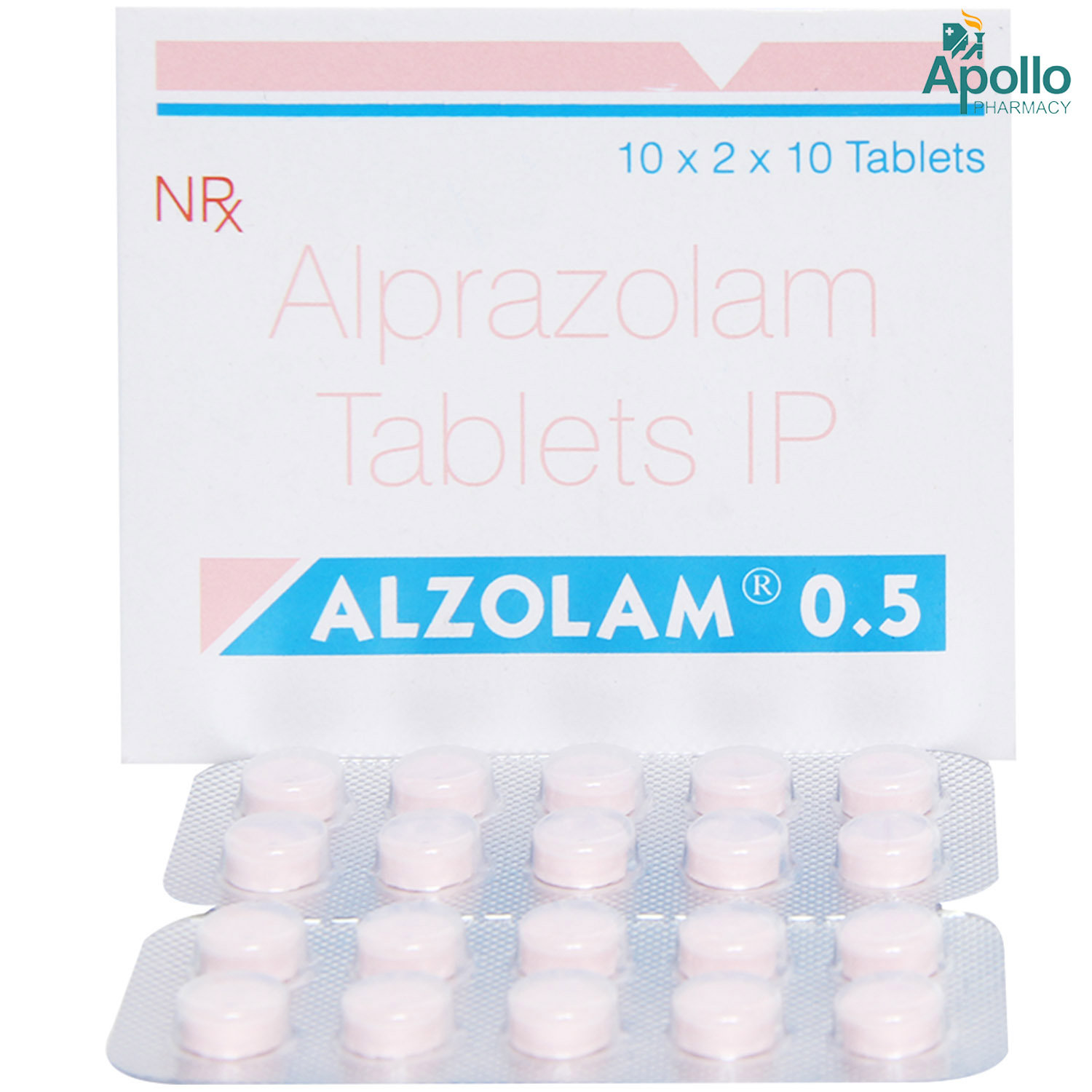 Alzolam 0.5 Tablet 10's, Pack of 10 TABLETS Alzolam 0.5 Tablet 10's, Pack of 10 TABLETS