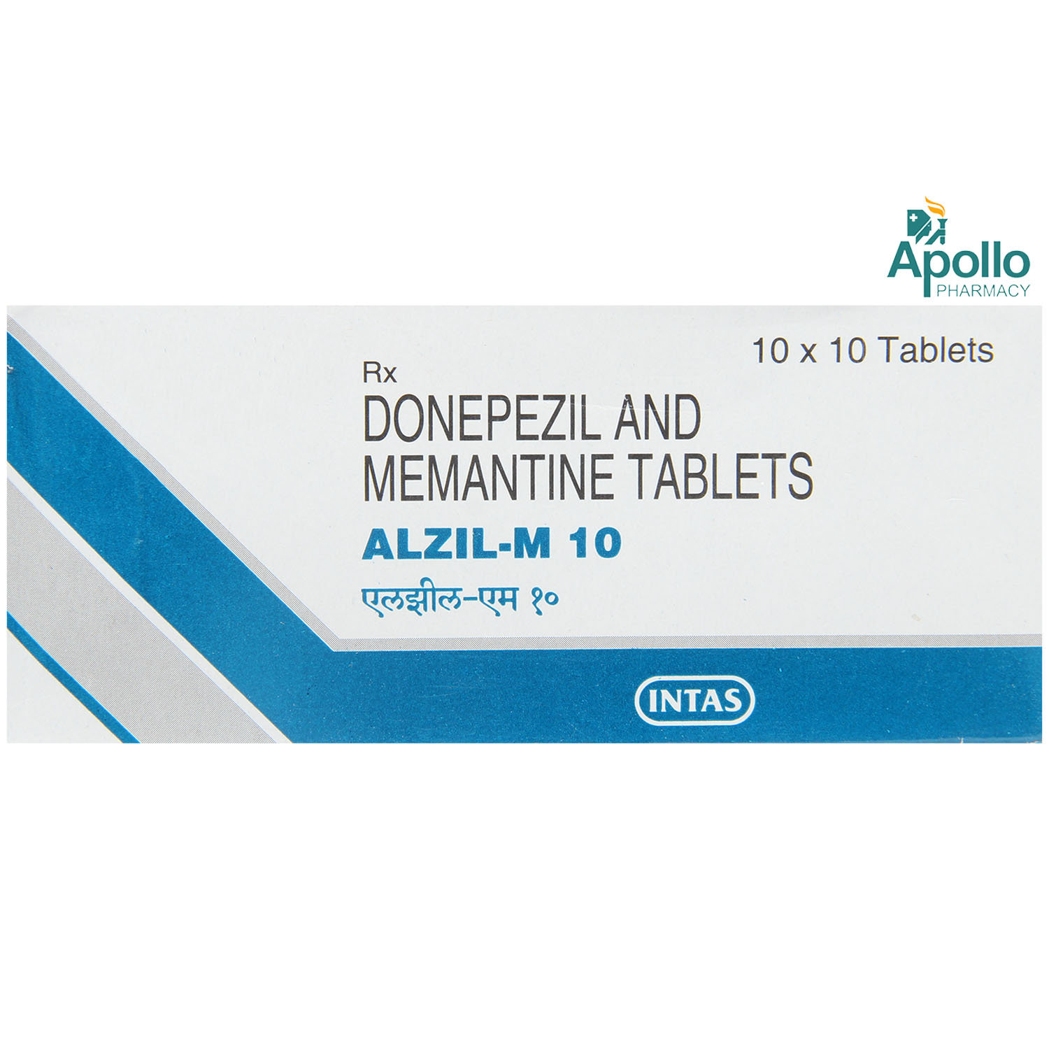 Alzil-M 10 Tablet 10's, Pack of 10 TABLETS Alzil-M 10 Tablet 10's, Pack of 10 TABLETS