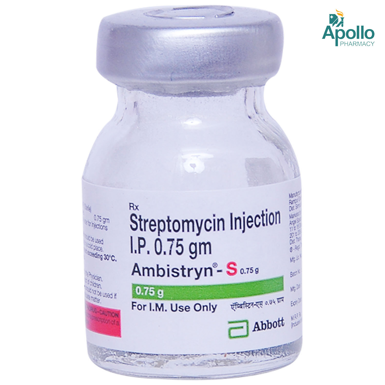 Ambistryn S 0.75 gm Injection 1's, Pack of 1 Injection Ambistryn S 0.75 gm Injection 1's, Pack of 1 Injection