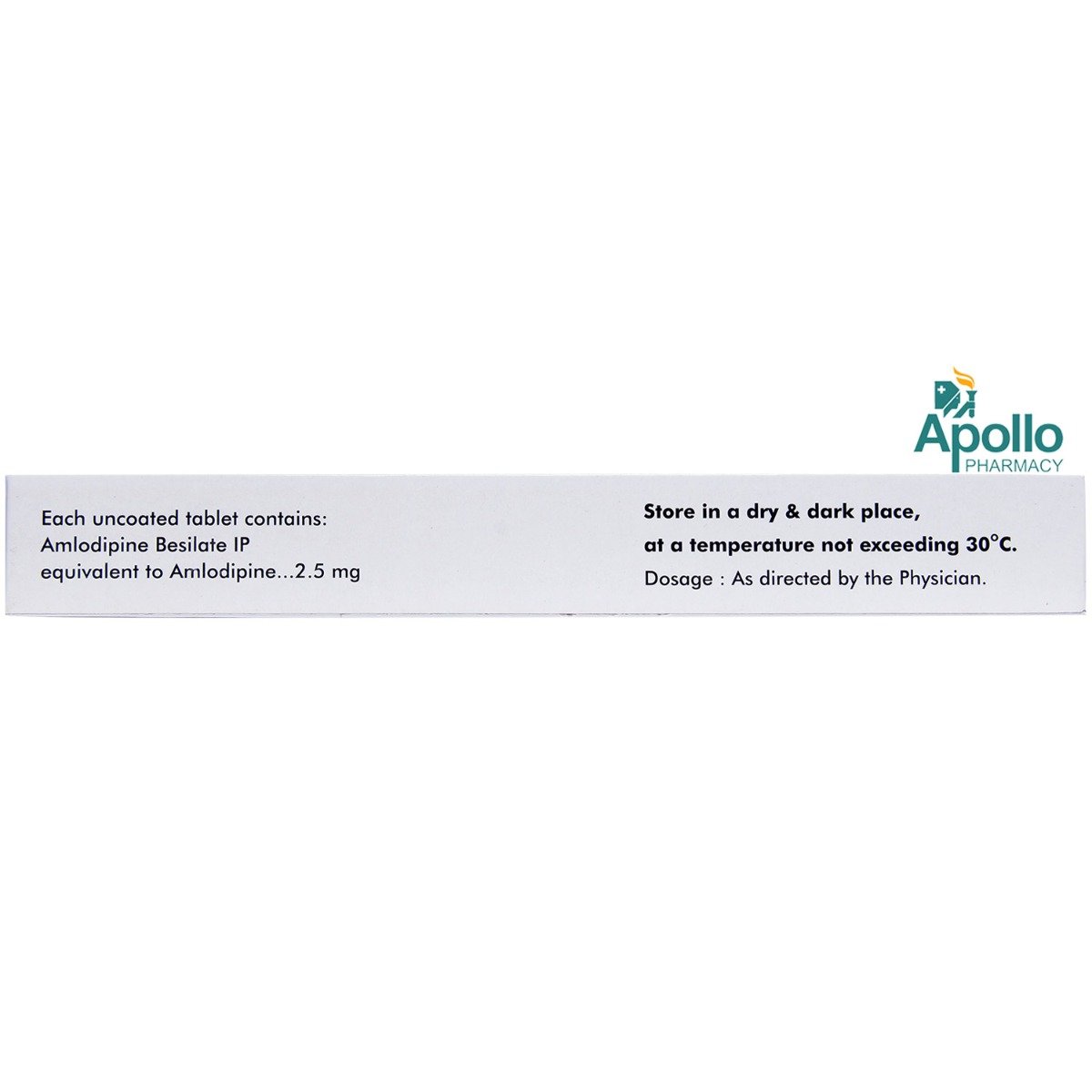 Amlong 2.5 Tablet 15's, Pack of 15 TABLETS Amlong 2.5 Tablet 15's, Pack of 15 TABLETS