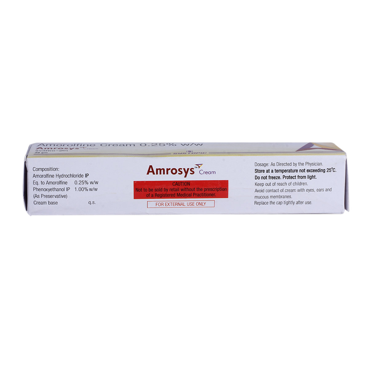Amrosys 0.25% Cream 30gm, Pack of 1 Ointment Amrosys 0.25% Cream 30gm, Pack of 1 Ointment