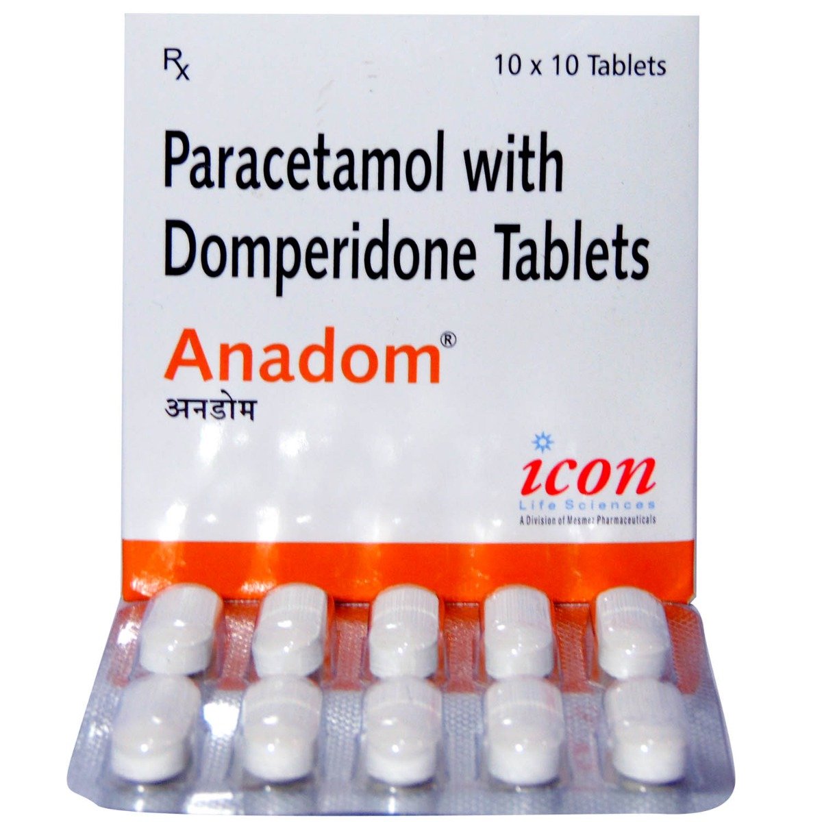 Anadom Tablet 10's, Pack of 10 TABLETS Anadom Tablet 10's, Pack of 10 TABLETS