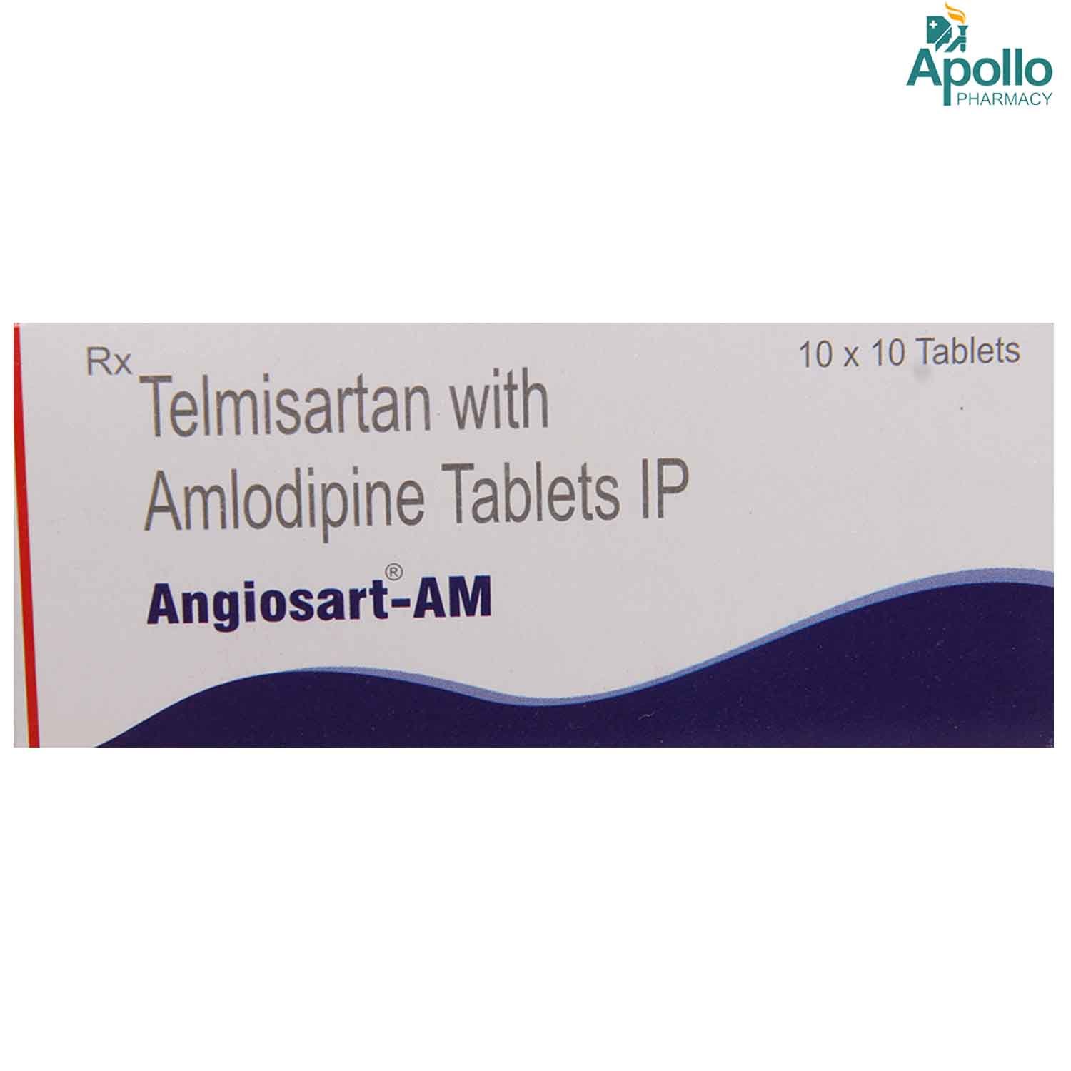 Angiosart AM Tablet 10's, Pack of 10 Angiosart AM Tablet 10's, Pack of 10