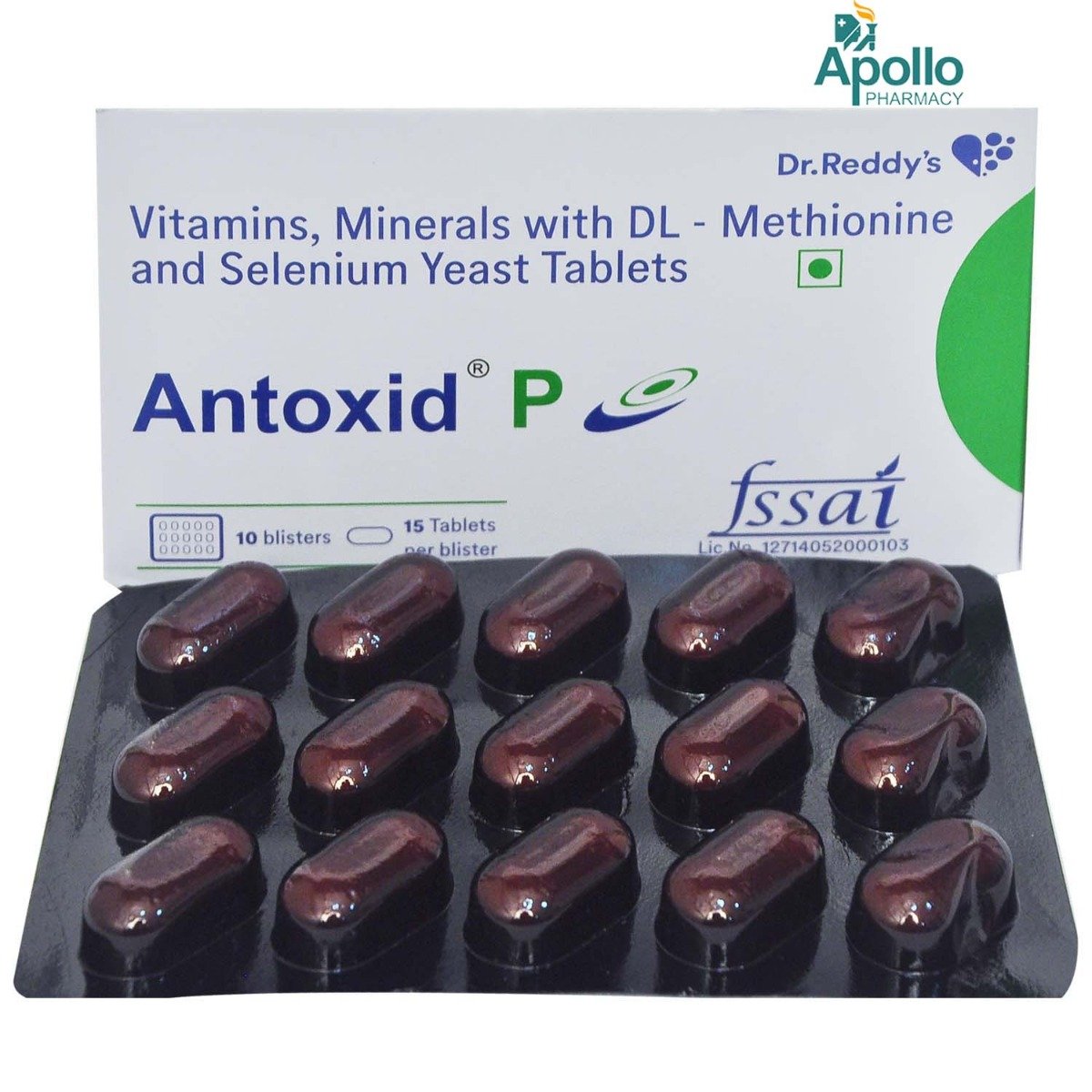 Antoxid P Tablet 15's, Pack of 15 Antoxid P Tablet 15's, Pack of 15