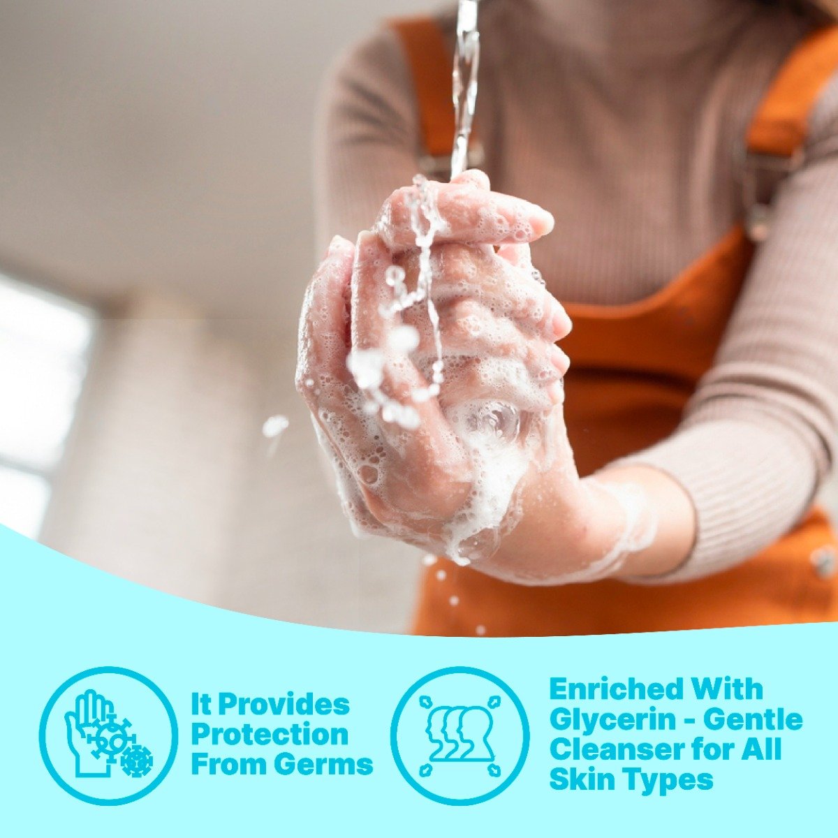 Apollo Pharmacy Premium Aqua Blue Handwash, 500 ml (2x250 ml), Pack of 2 Apollo Pharmacy Premium Aqua Blue Handwash, 500 ml (2x250 ml), Pack of 2