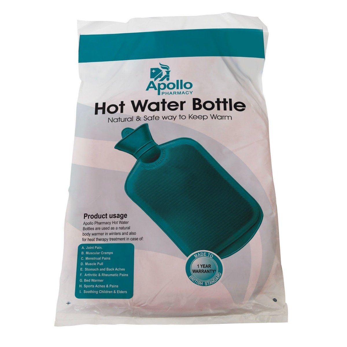 Apollo Pharmacy Hot Water Bottle 2.2 Litre, 1 Count, Pack of 1 Apollo Pharmacy Hot Water Bottle 2.2 Litre, 1 Count, Pack of 1