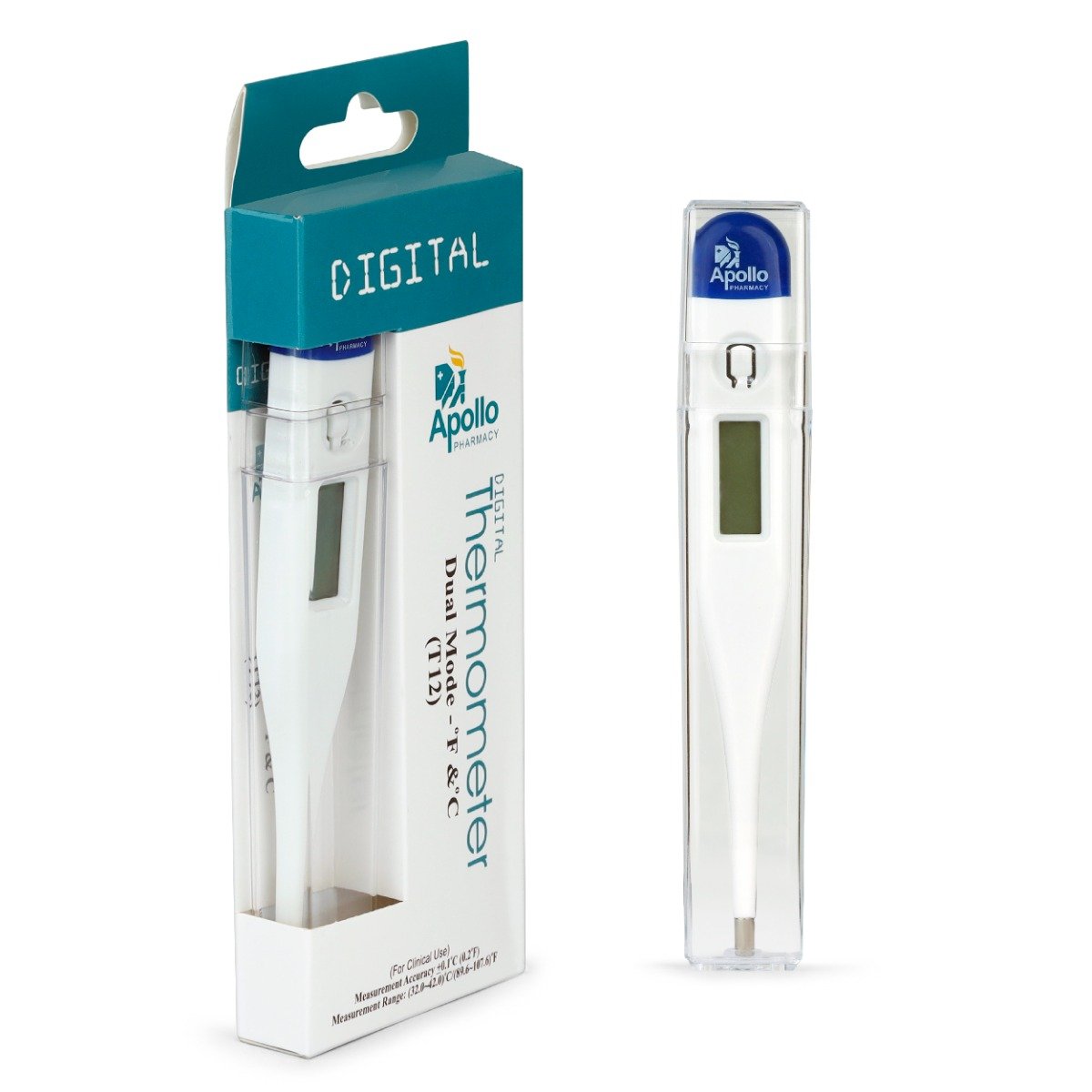 Apollo Pharmacy Digital Thermometer, 1 Count, Pack of 1 Apollo Pharmacy Digital Thermometer, 1 Count, Pack of 1