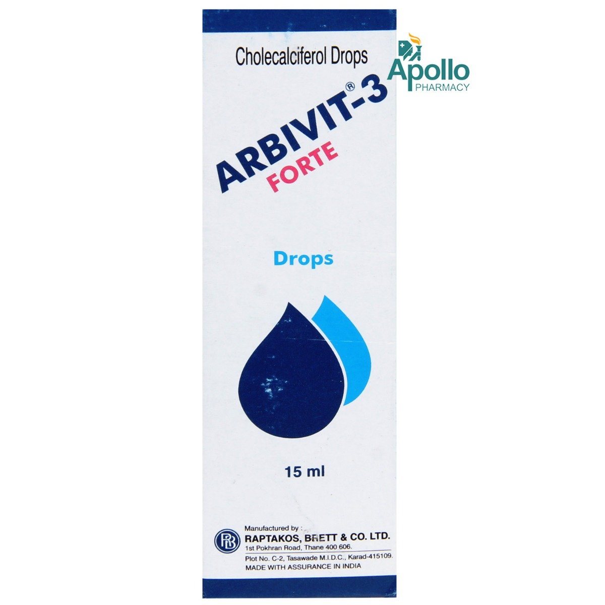 Arbivit 3 Forte Oral Drops 15 ml, Pack of 1 Arbivit 3 Forte Oral Drops 15 ml, Pack of 1