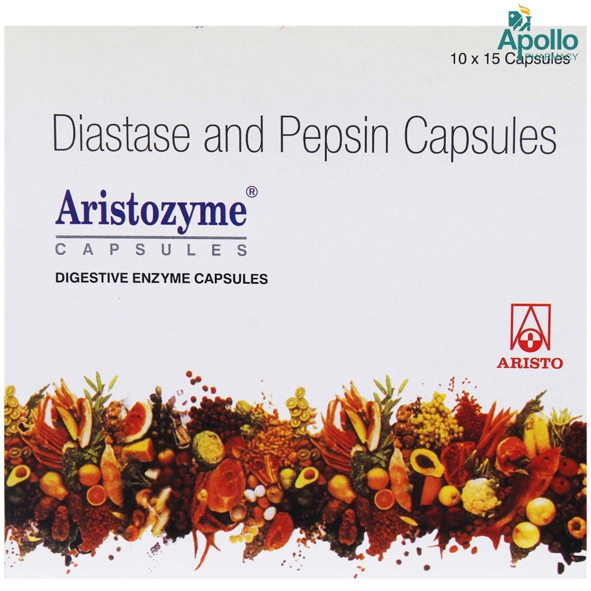 Aristozyme Capsule 15's, Pack of 15 Aristozyme Capsule 15's, Pack of 15