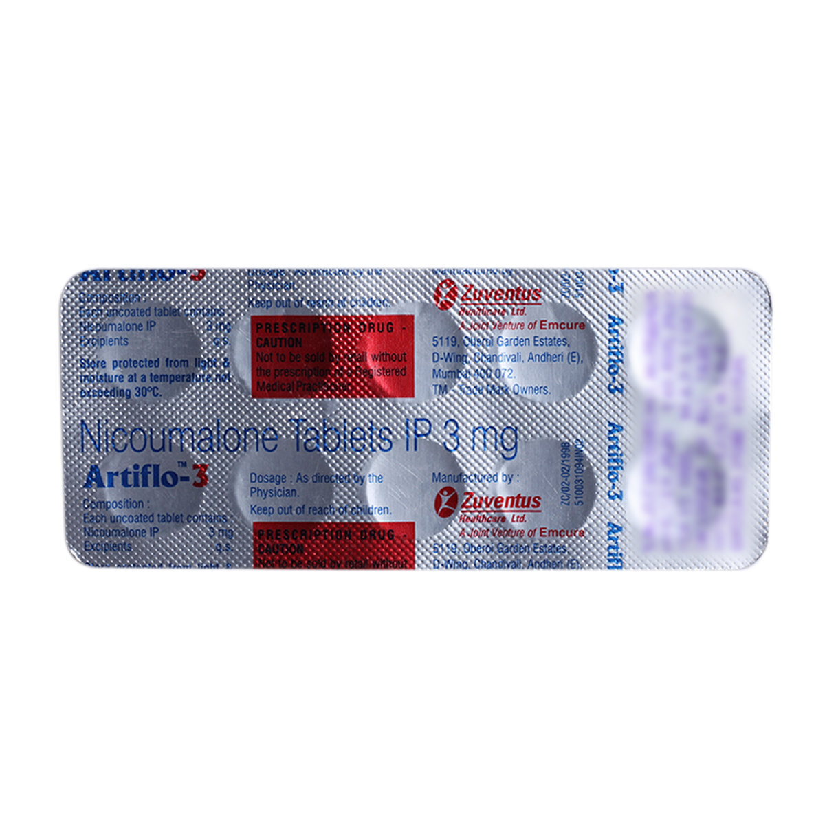 Artiflo-3 Tablet 10's, Pack of 10 TABLETS Artiflo-3 Tablet 10's, Pack of 10 TABLETS