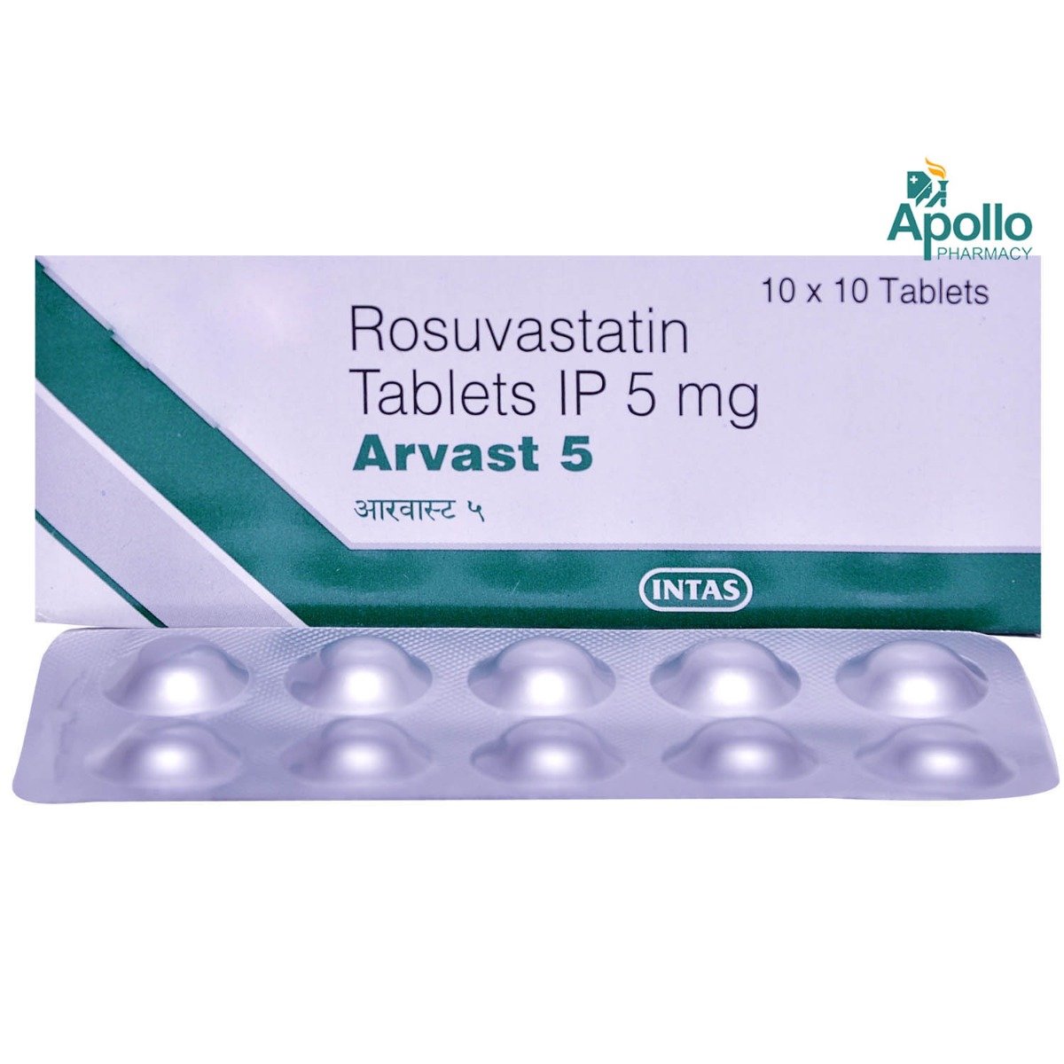 Arvast 5 Tablet 10's, Pack of 10 TABLETS Arvast 5 Tablet 10's, Pack of 10 TABLETS