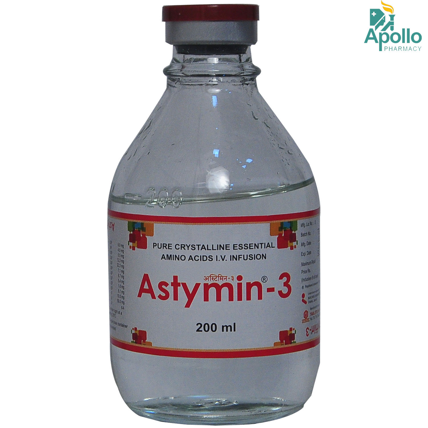 Astymin-3 10 mg/8 mg Infusion 200 ml, Pack of 1 Fluids Astymin-3 10 mg/8 mg Infusion 200 ml, Pack of 1 Fluids