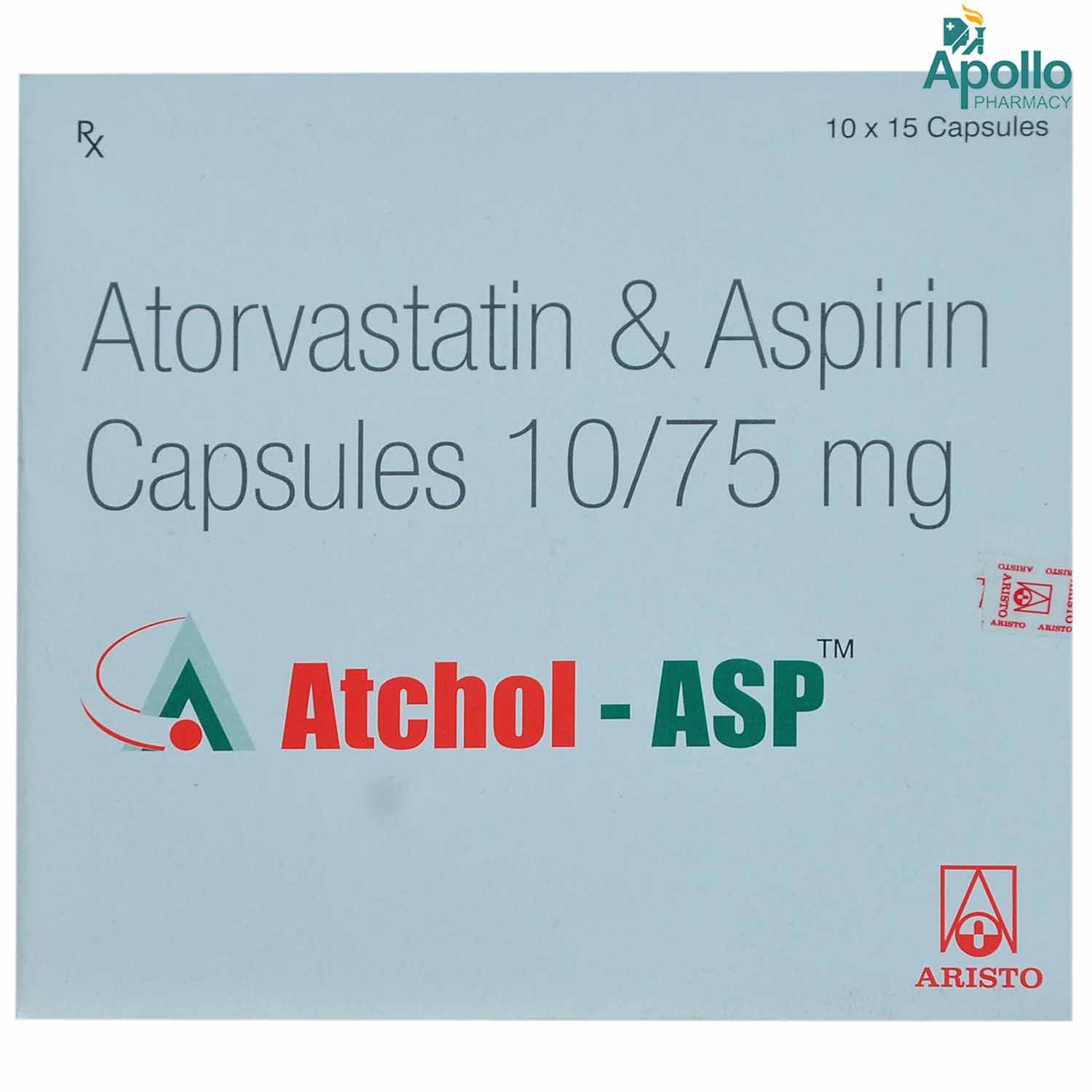 Atchol-ASP 10/75 Capsule 15's, Pack of 15 CAPSULES Atchol-ASP 10/75 Capsule 15's, Pack of 15 CAPSULES