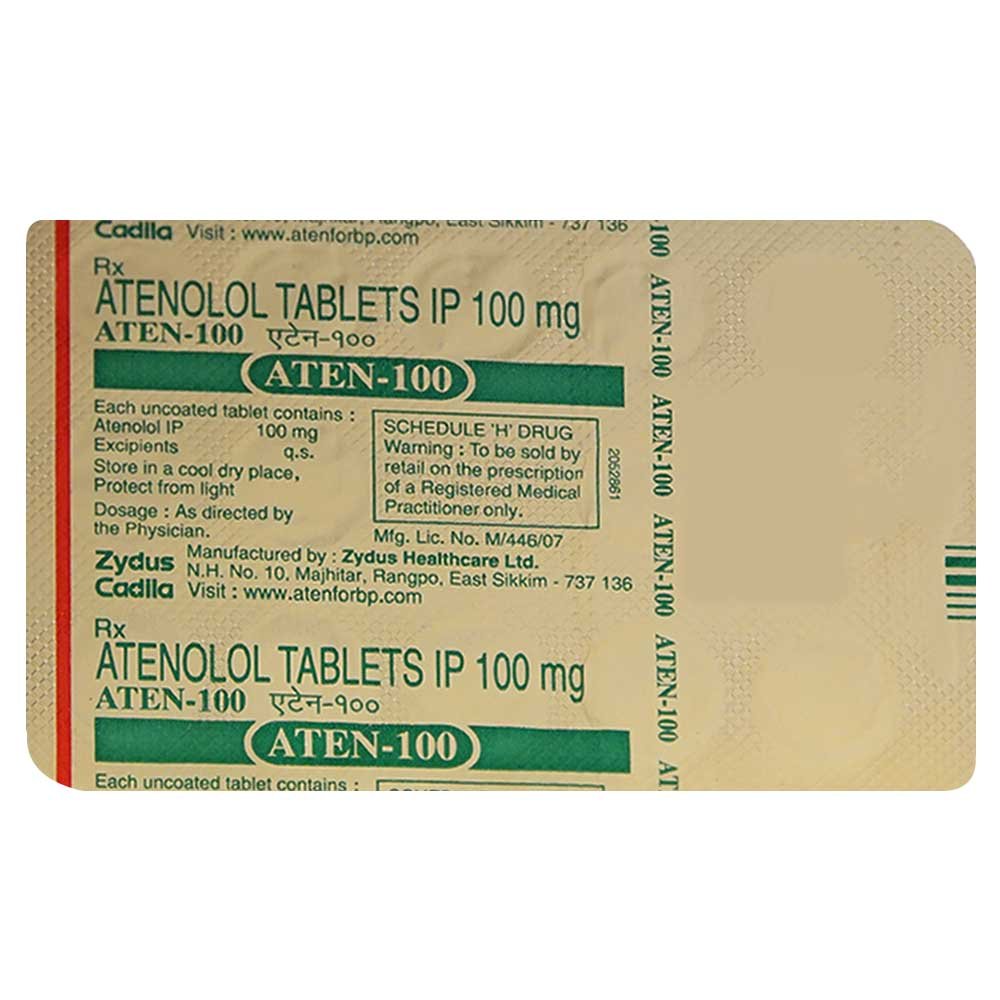 Aten-100 Tablet 14's, Pack of 14 TabletS Aten-100 Tablet 14's, Pack of 14 TabletS