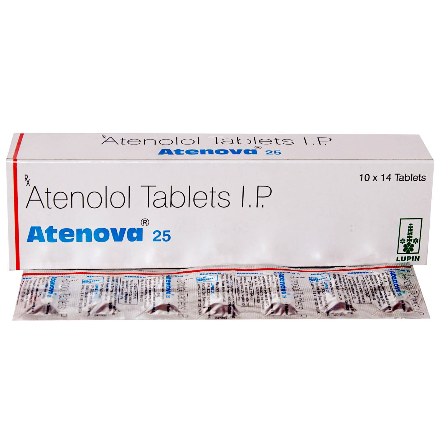 Atenova 25 mg Tablet 14's, Pack of 14 TabletS Atenova 25 mg Tablet 14's, Pack of 14 TabletS