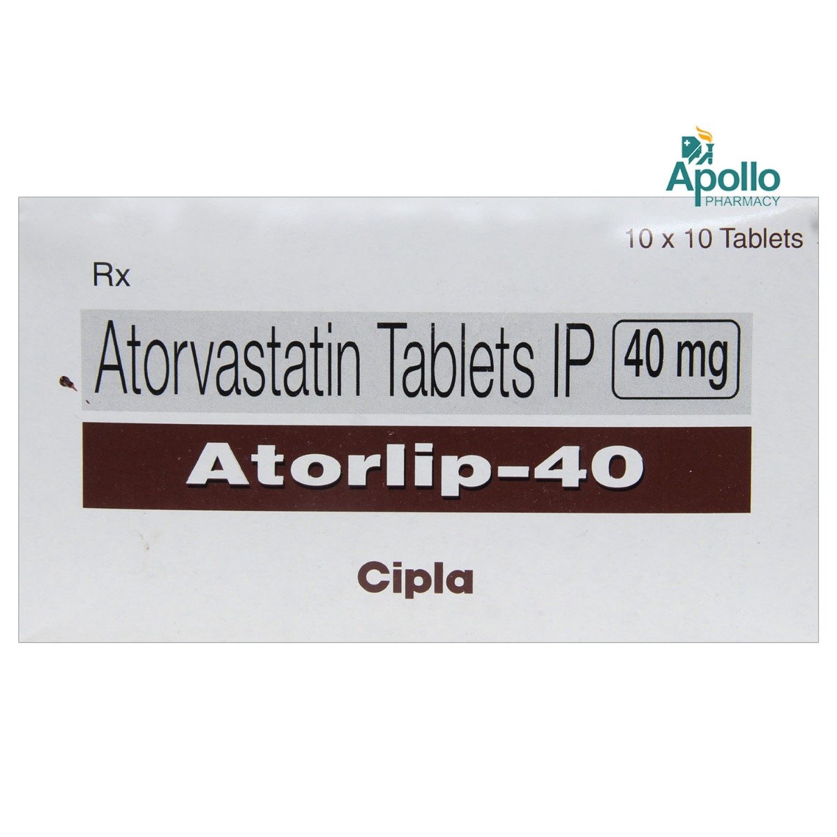 Atorlip 40 Tablet 10's, Pack of 10 TABLETS Atorlip 40 Tablet 10's, Pack of 10 TABLETS