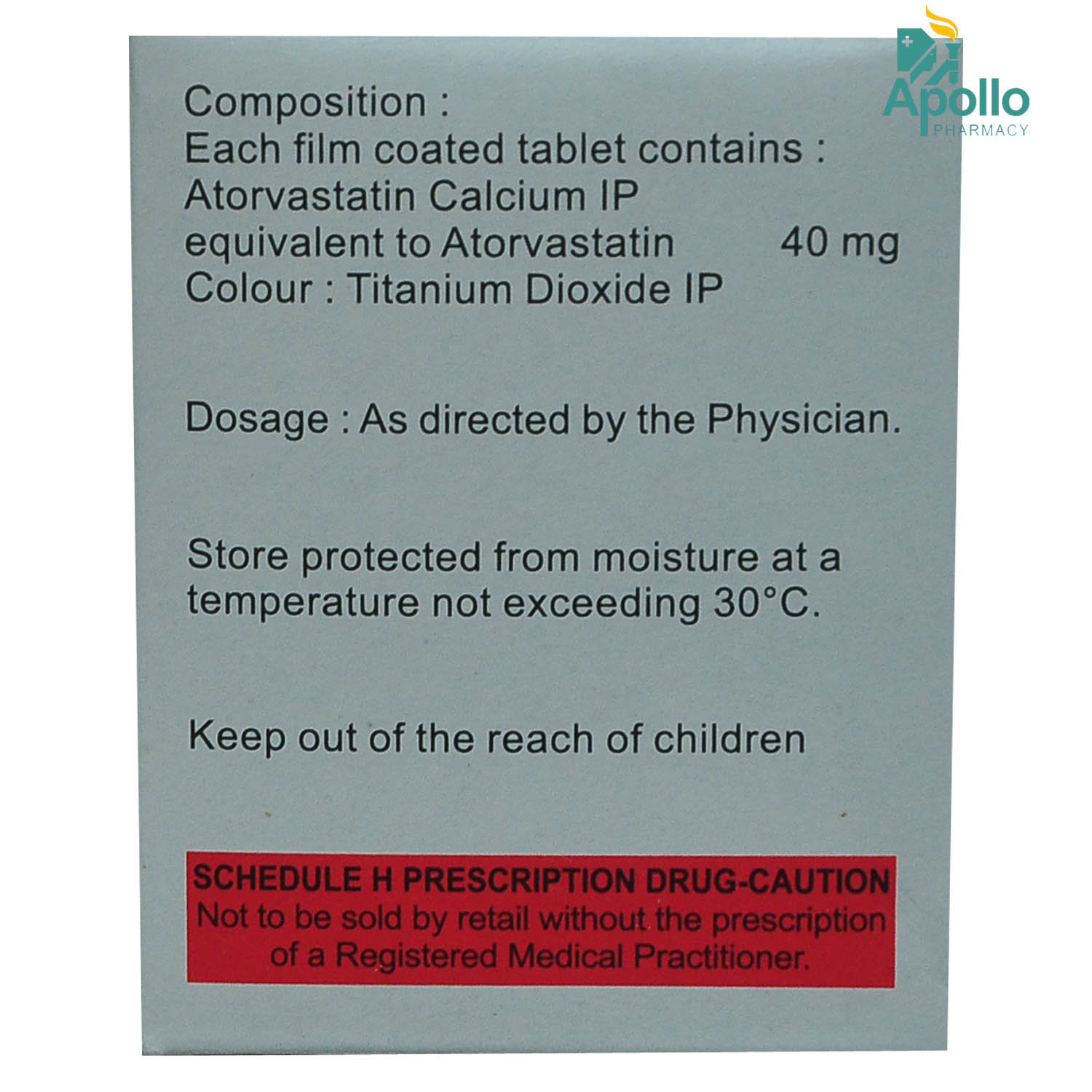 Atorfit 40 mg Tablet 15's, Pack of 15 TabletS Atorfit 40 mg Tablet 15's, Pack of 15 TabletS