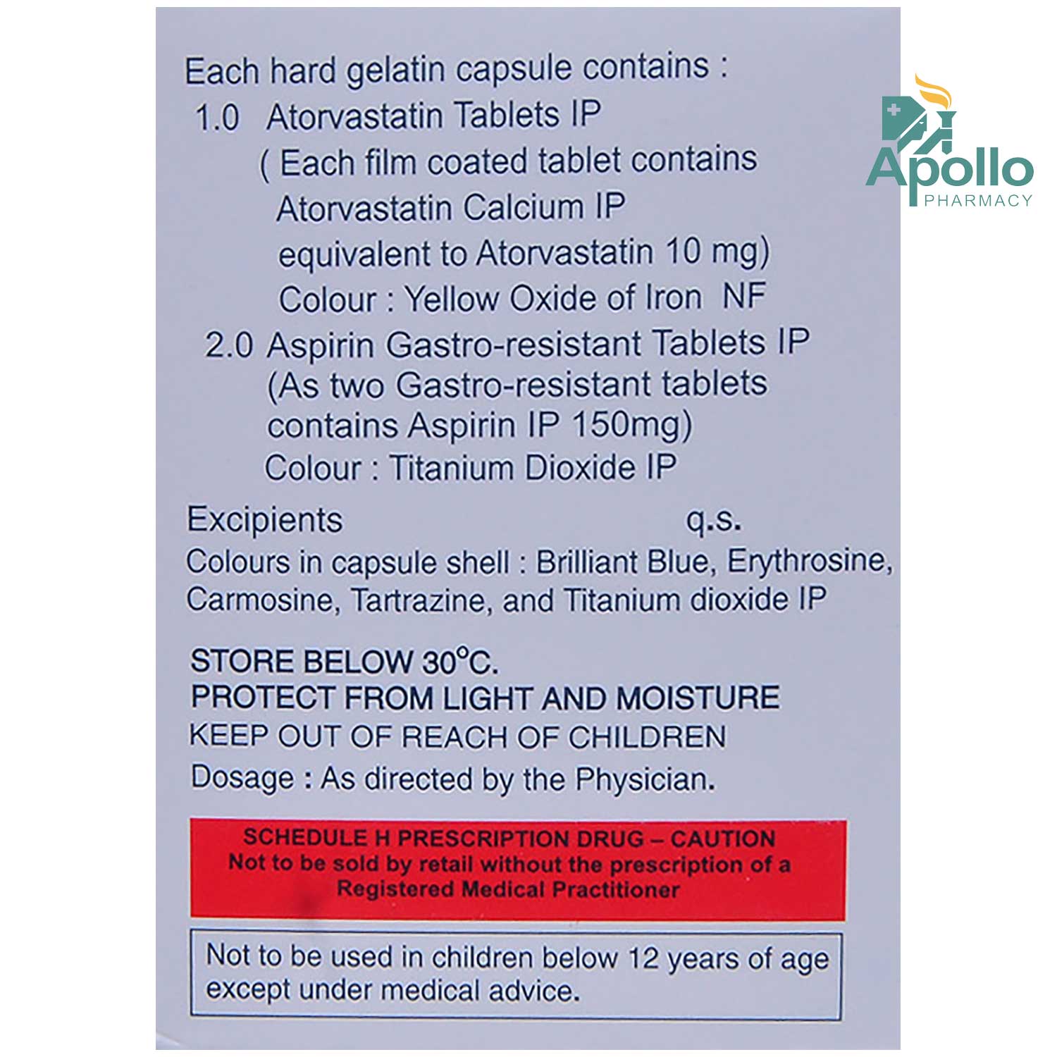 Atorva ASP 150 Capsule 10's, Pack of 10 CAPSULES Atorva ASP 150 Capsule 10's, Pack of 10 CAPSULES