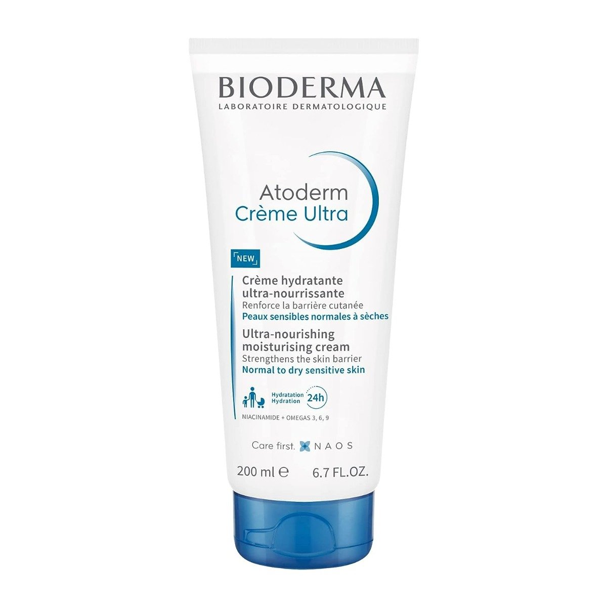 Bioderma Atoderm Creme Ultra-Nourishing Moisturising Cream 200 ml | Niacinamide & Omega 3, 6, 9 | Ultra Nourishing Cream | 24 Hrs Of Hydration | For Normal To Dry Sensitive Skin, Pack of 1 Bioderma Atoderm Creme Ultra-Nourishing Moisturising Cream 200 ml | Niacinamide & Omega 3, 6, 9 | Ultra Nourishing Cream | 24 Hrs Of Hydration | For Normal To Dry Sensitive Skin, Pack of 1