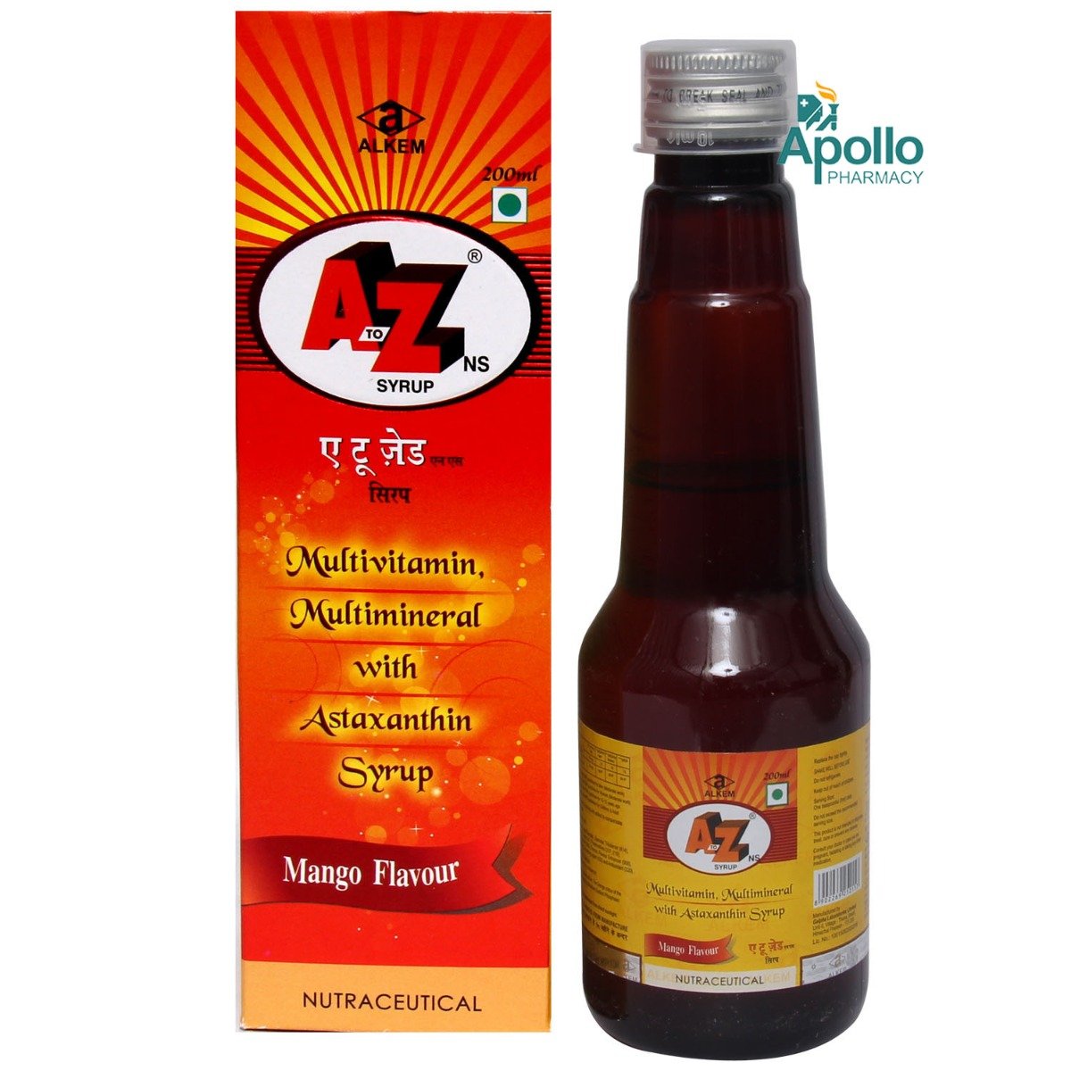 A To Z NS Mango Syrup 200 ml, Pack of 1 A To Z NS Mango Syrup 200 ml, Pack of 1