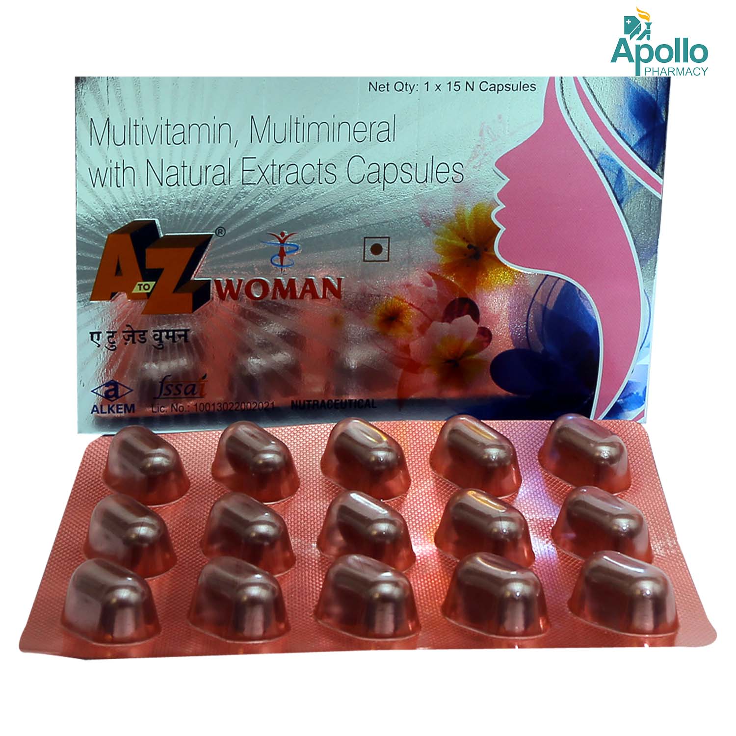A To Z Woman Capsule 15's, Pack of 15 A To Z Woman Capsule 15's, Pack of 15